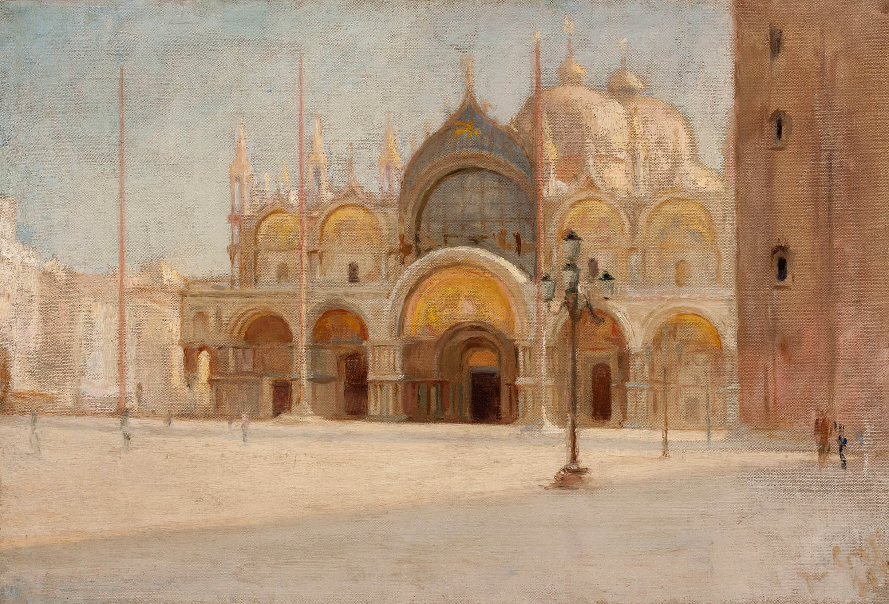 St Mark’s Square in Venice, by Jan Ciągliński, public domain
