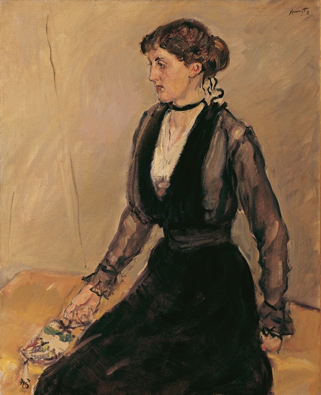 Max Slevogt's 'Fräulein Eva Steinbarth' captures a young woman in a vibrant, impressionistic style.