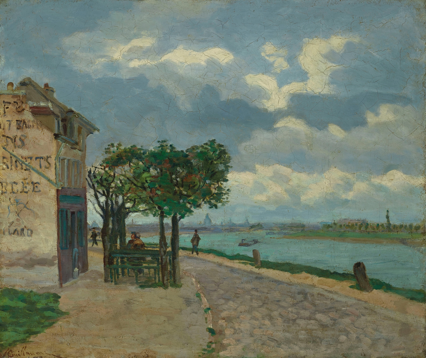 Bords de la Seine, by Armand Guillaumin, public domain