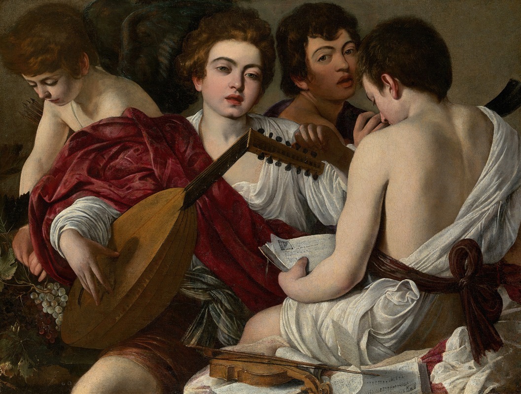 The Musicians, by Caravaggio, public domain