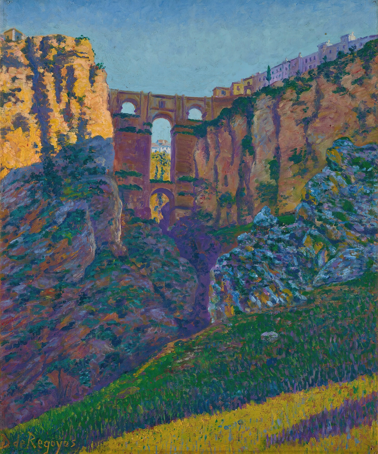 El tajo de Ronda, by Darío de Regoyos, public domain