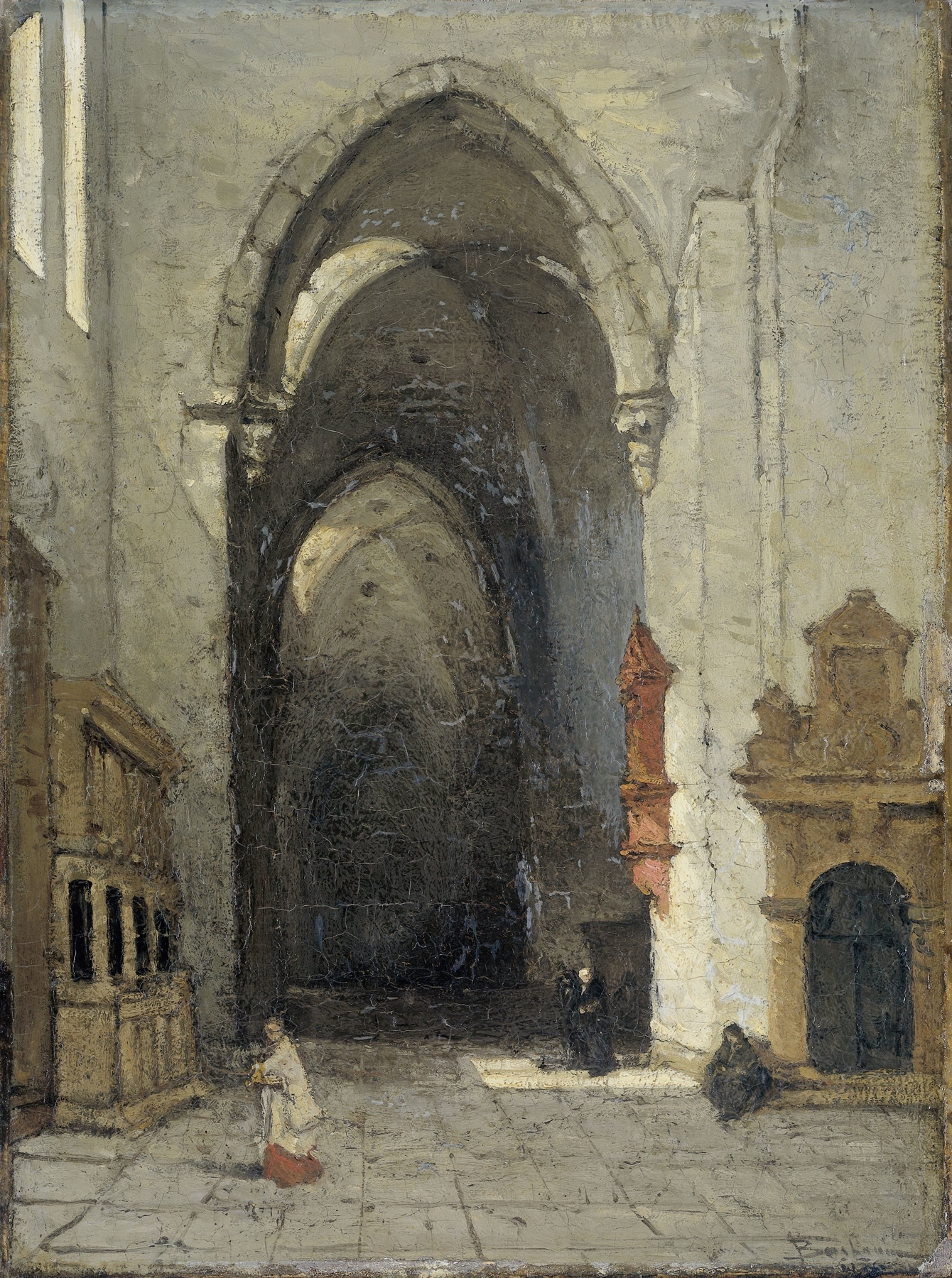 Interior of the Dom in Trier, by Johannes Bosboom, public domain