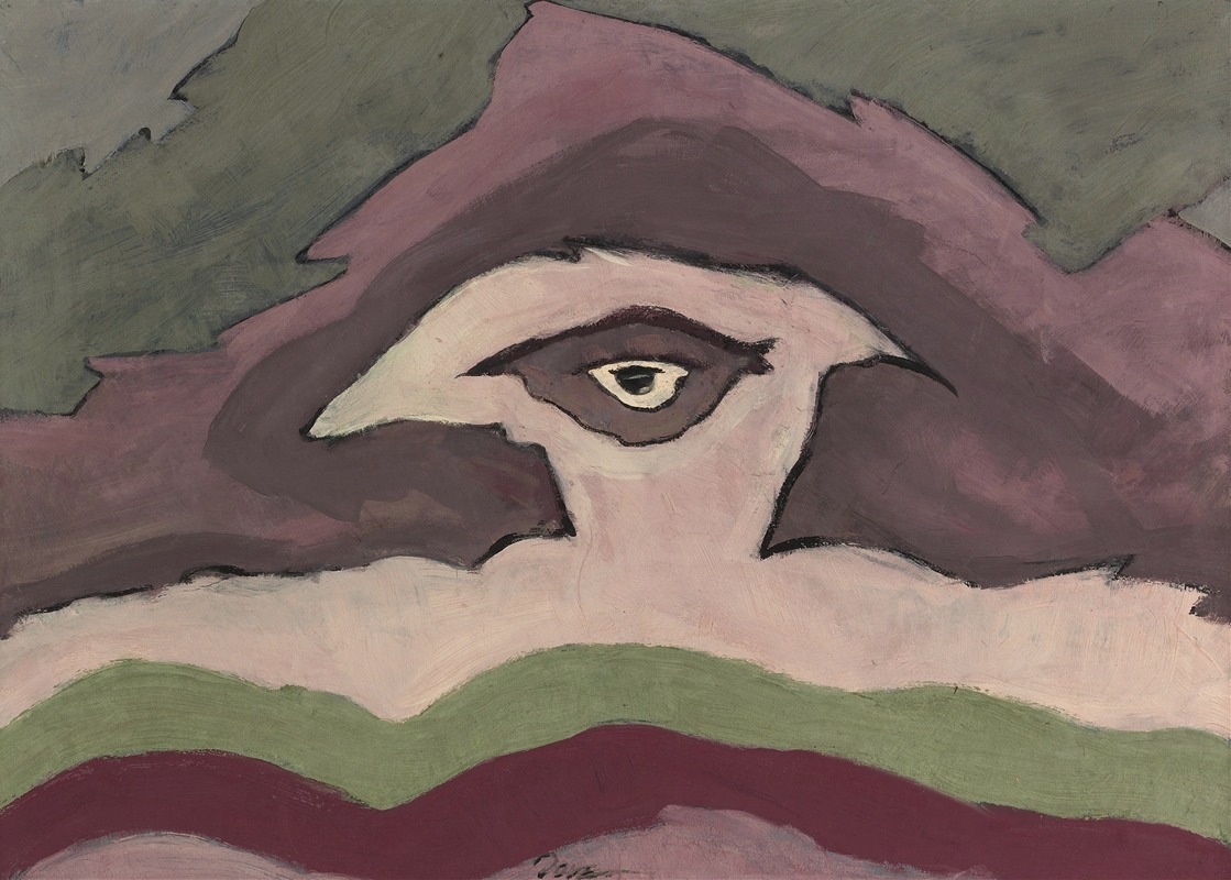 Arthur Dove's 'Storm Clouds' captures the dynamic interplay of color and form in a landscape.