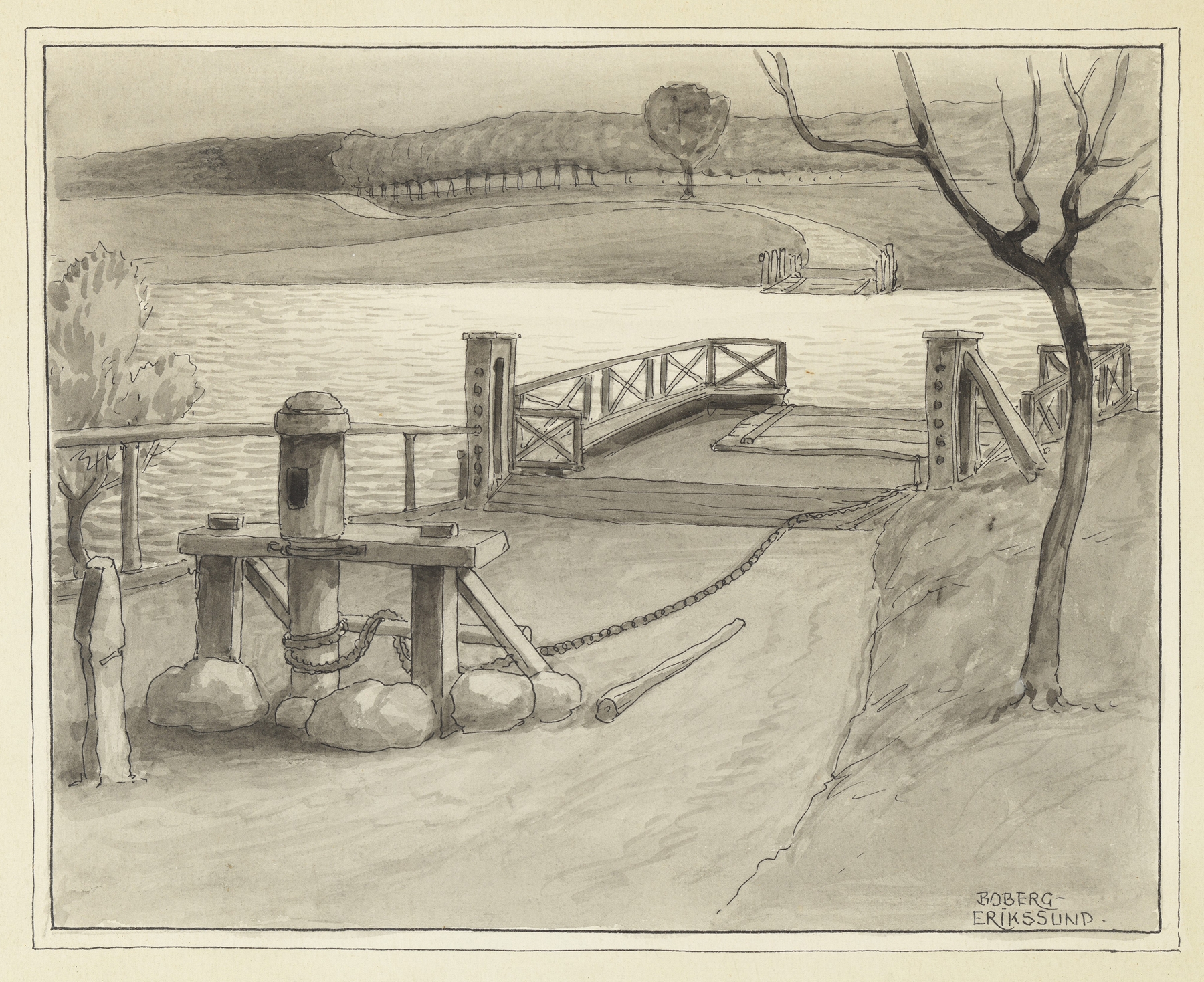 Erikslund, by Ferdinand Boberg, public domain