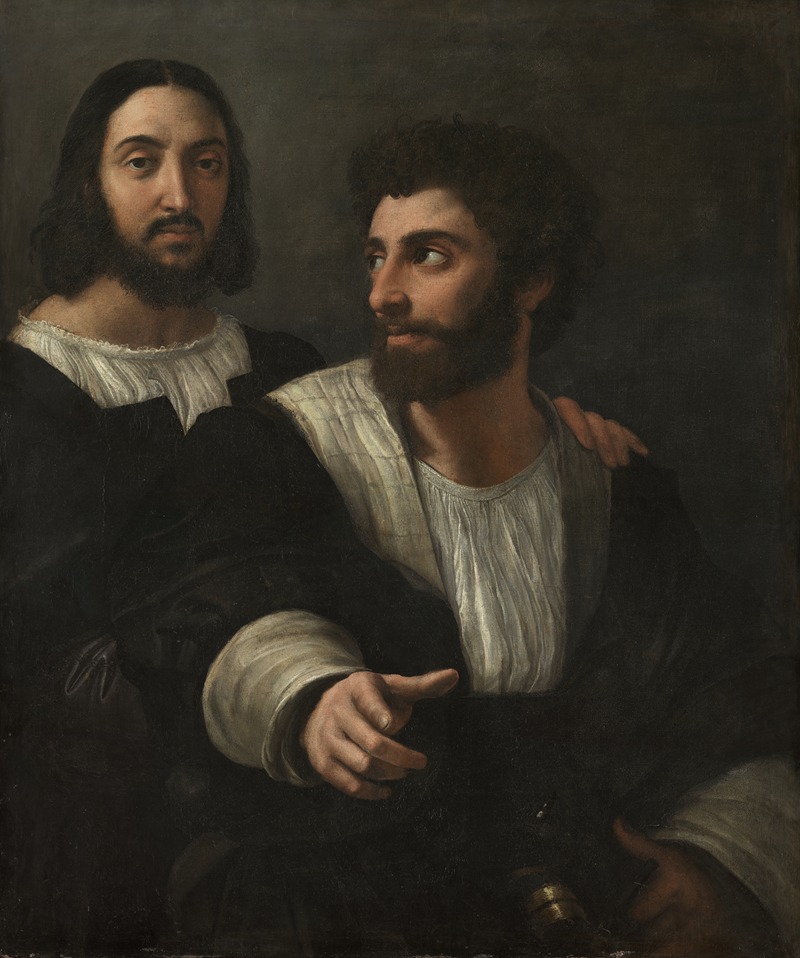 Raphael's 'Self-portrait with a friend' showcases the artist's skill in portraiture.