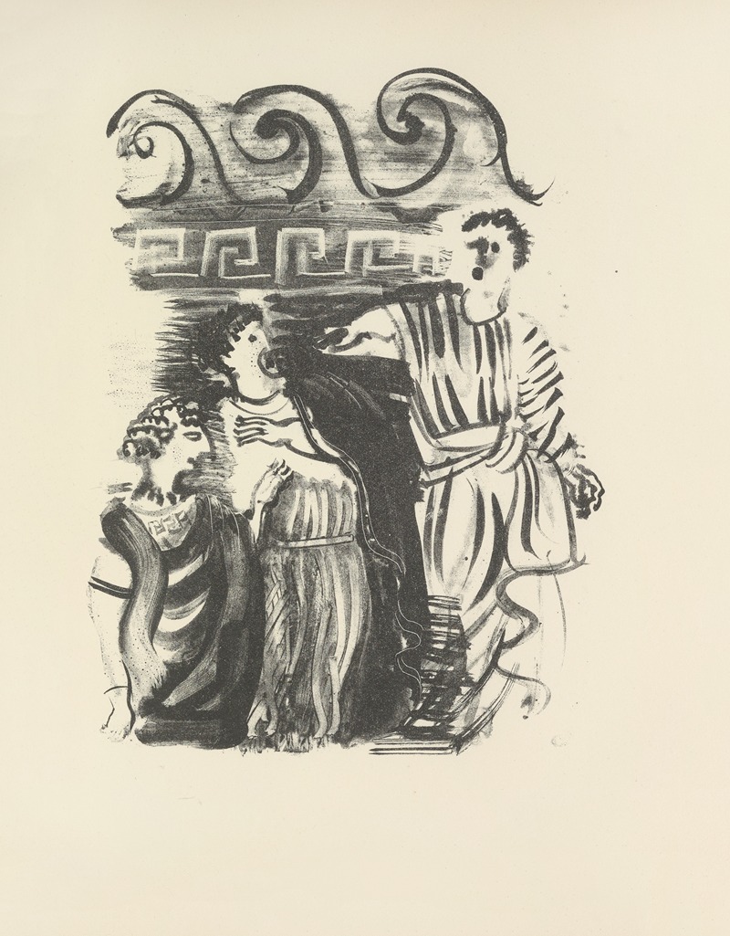 Raoul Dufy's 'Le poète assassiné Pl.11' features vibrant colors and dynamic figures.