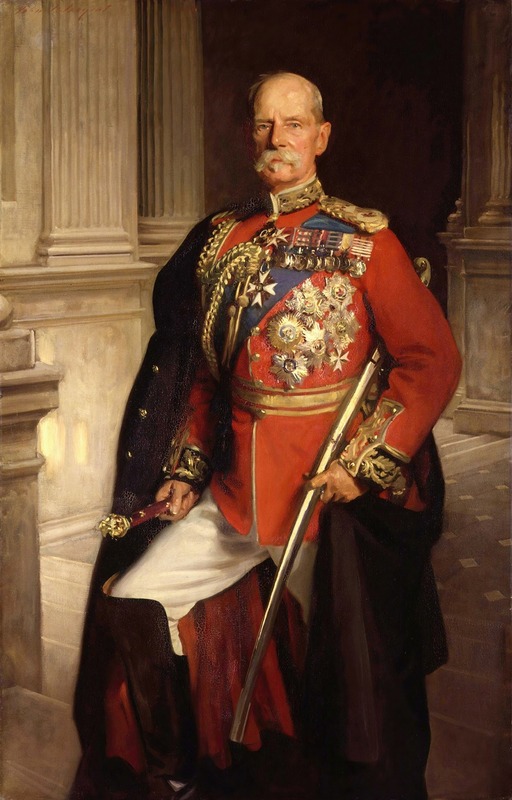 Portrait of Frederick Sleigh Roberts by John Singer Sargent.