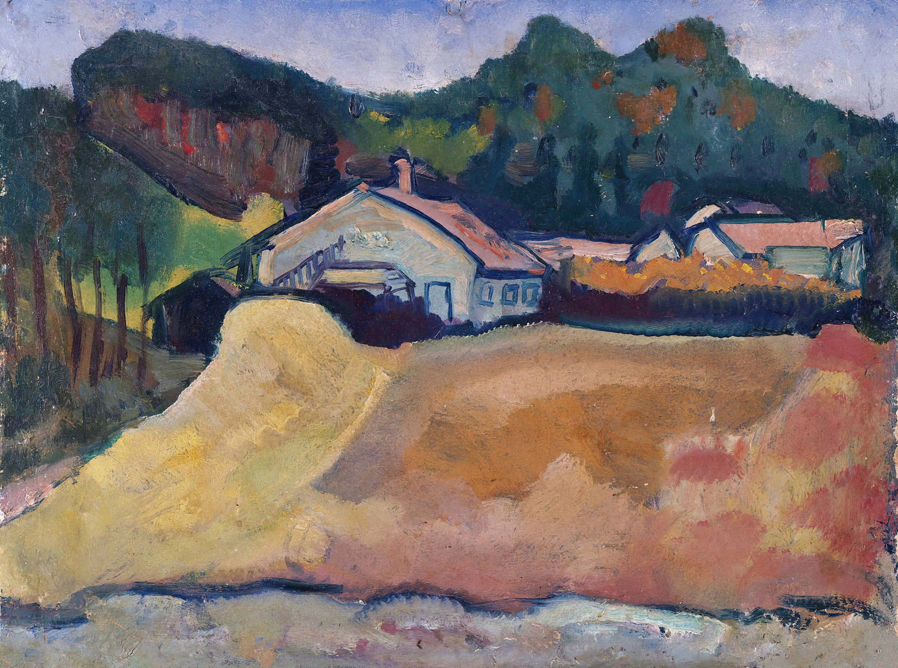 Landscape, by Paul Klee, public domain