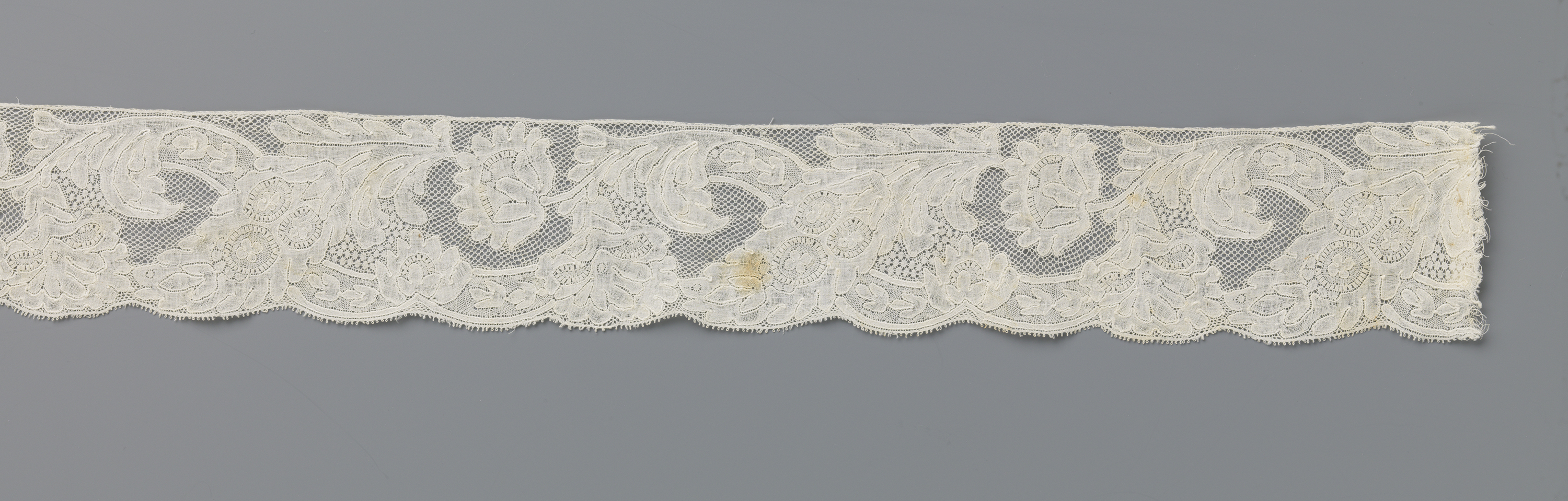 Lacework featuring floral motifs by Unknown Artist