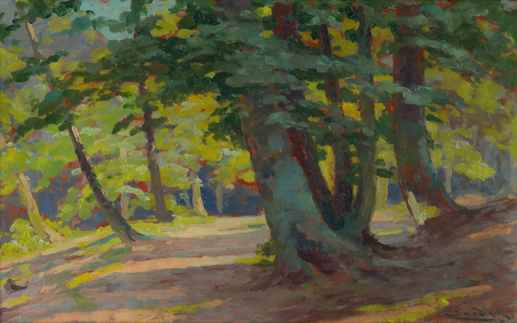 Forest, by Ľudovít Čordák, public domain