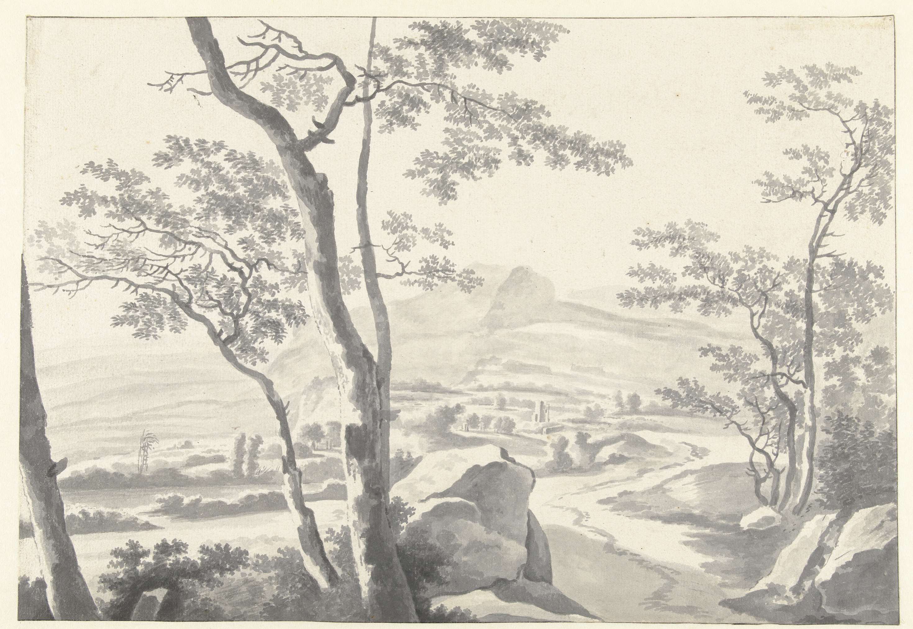 Landschap, by Jan Both, public domain