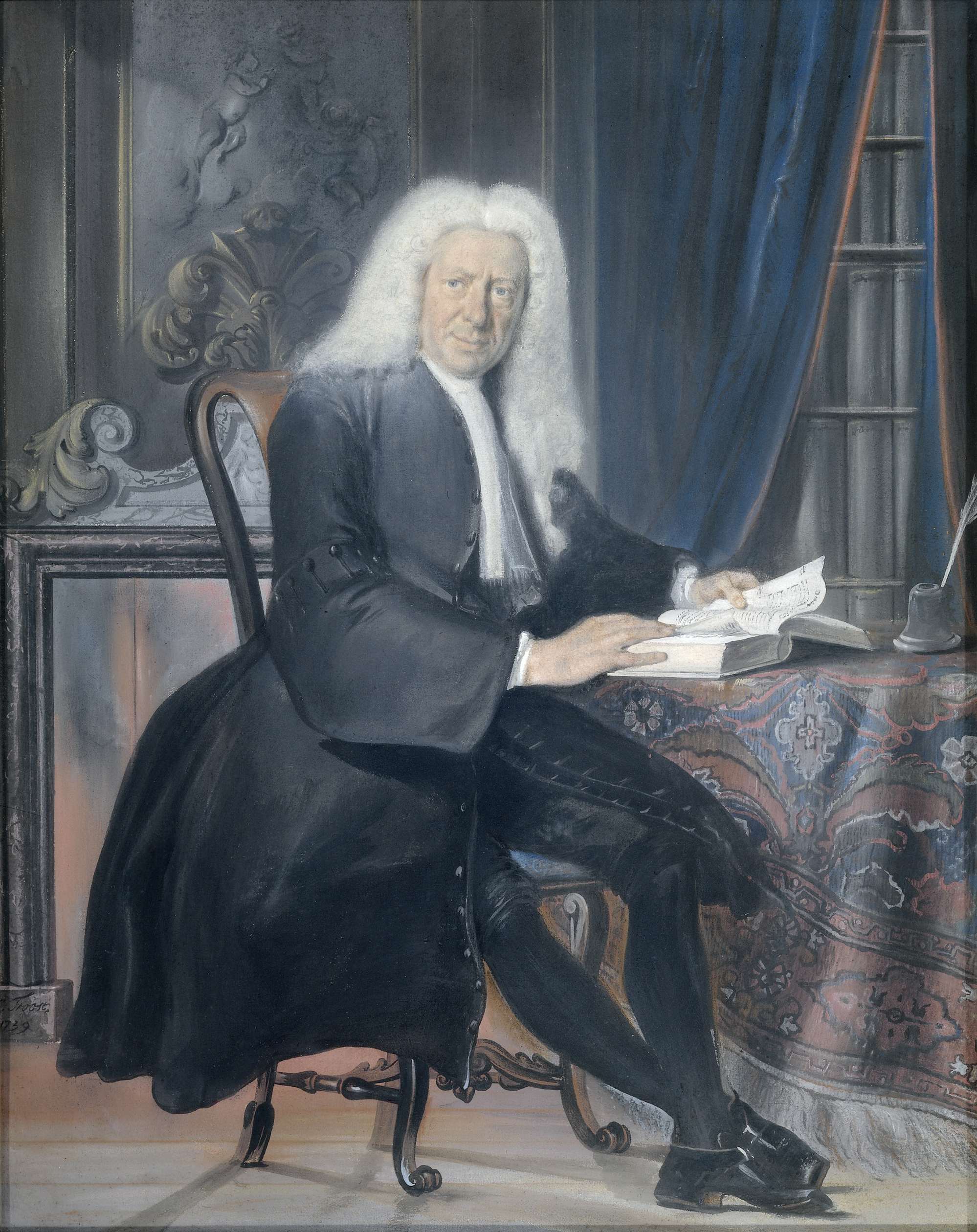 Carel Bouman (1673-1747). Tabaksfactor te Amsterdam en dichter, by Cornelis Troost, public domain
