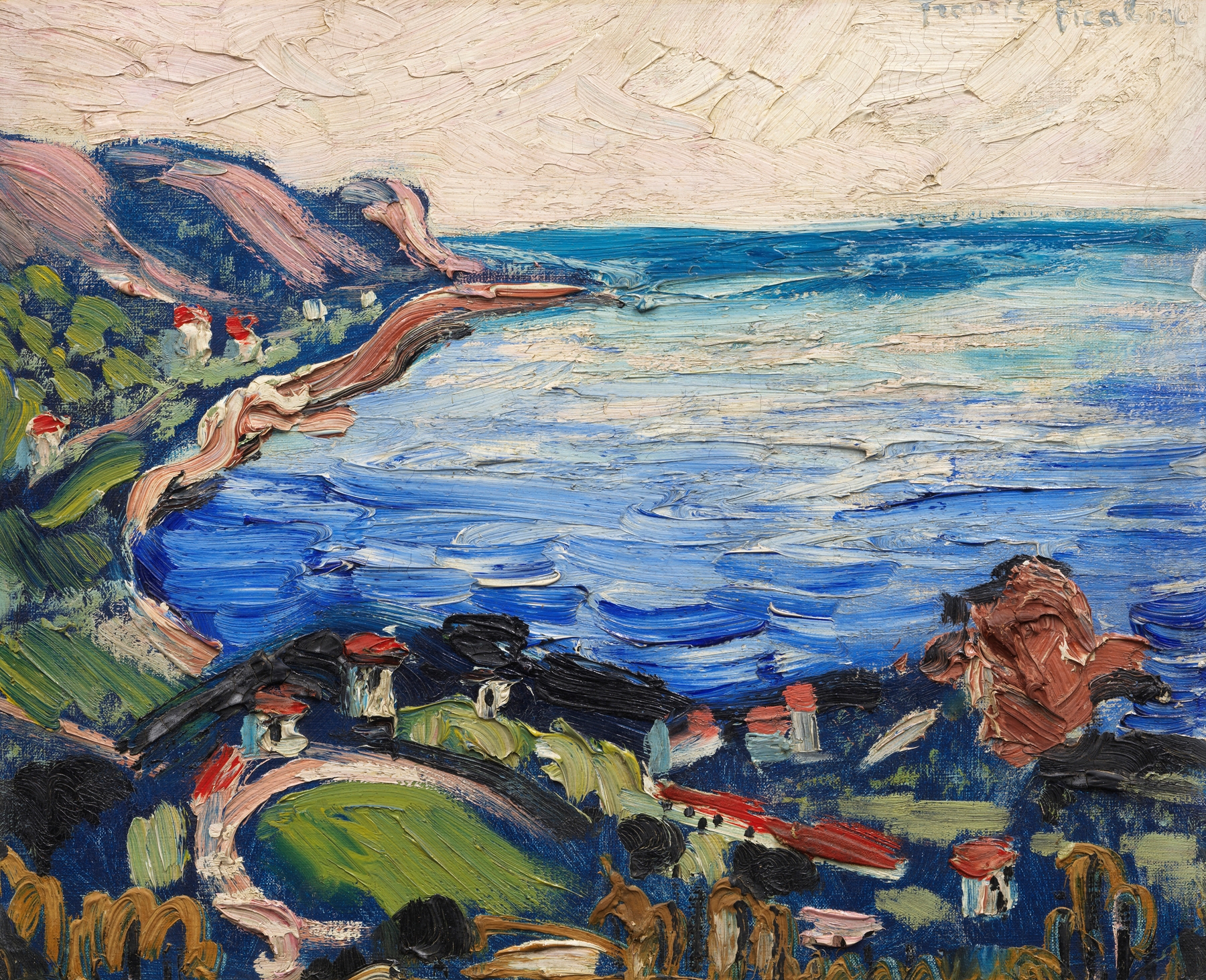 Paysage maritime, by Francis Picabia, public domain