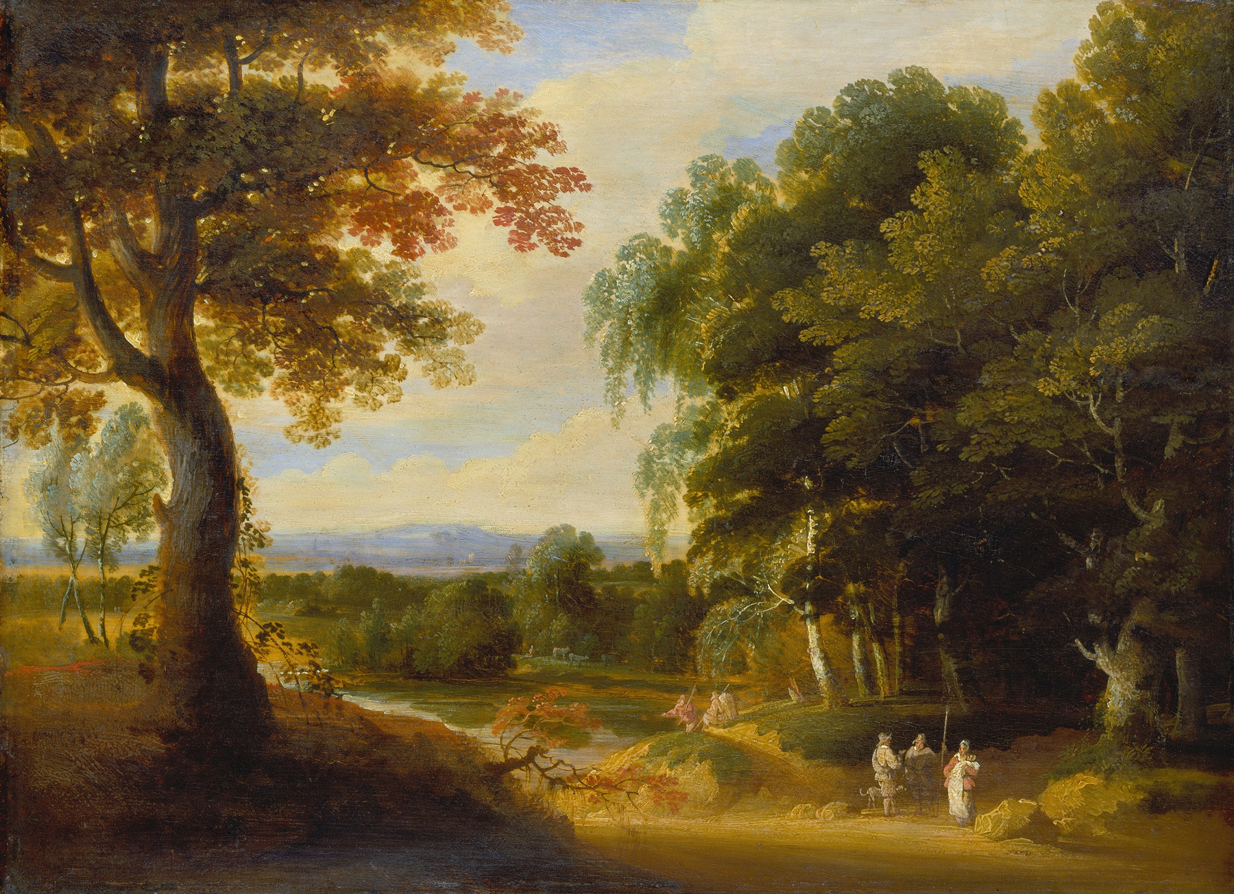 Landscape with Entrance to a Forrest, oil painting by Jacques d'Arthois