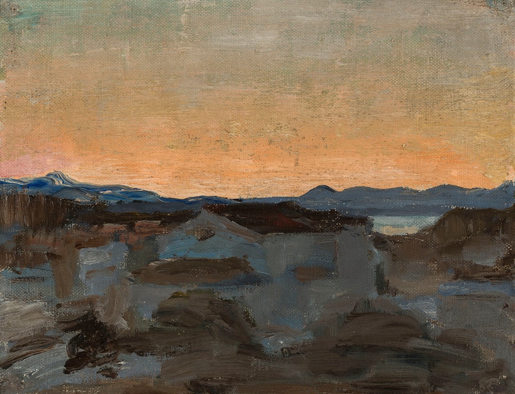 A beautiful landscape painting depicting Corfu, Greece.