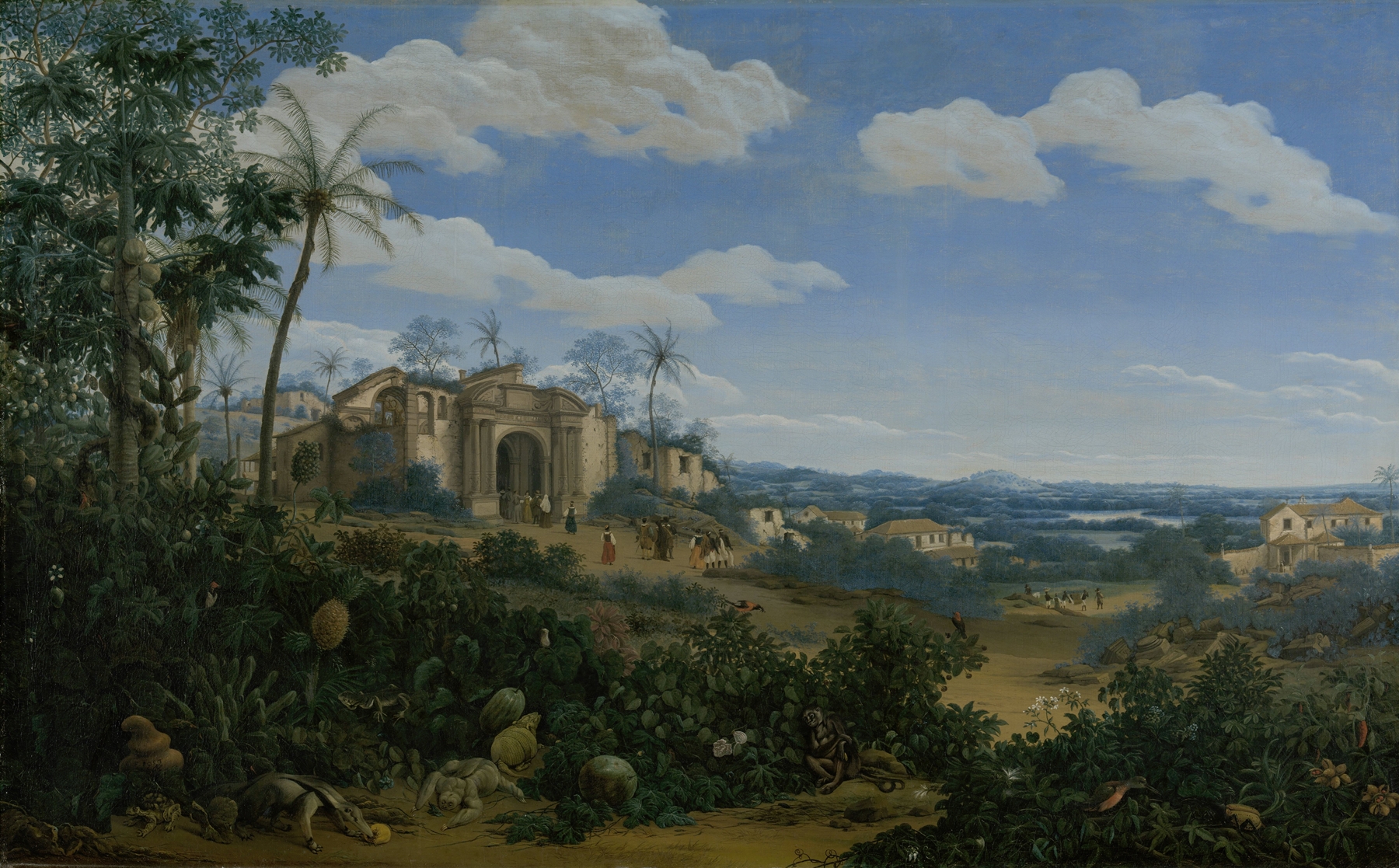 View of Olinda, Brazil, by Frans Post, public domain