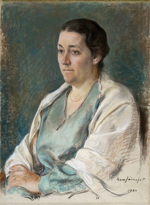 Eero Järnefelt's 'Ester Sihtola' is a captivating portrait showcasing the subject's serene expression.