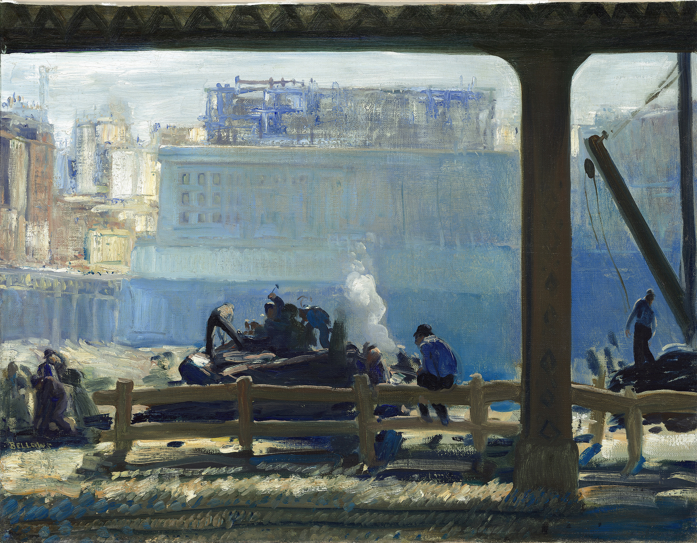 Blue Morning, by George Wesley Bellows, public domain