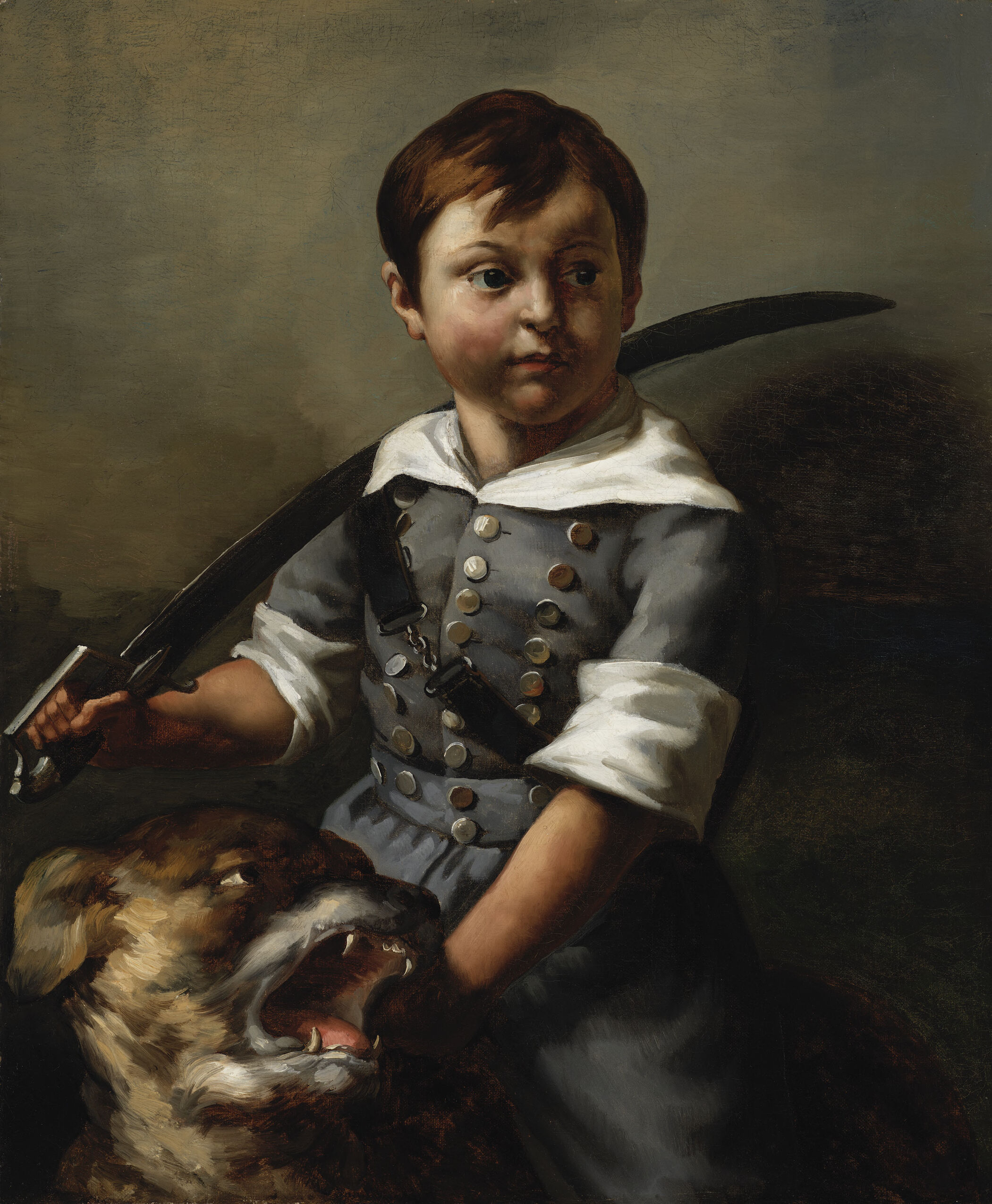 Olivier Bro, by Théodore Géricault, public domain