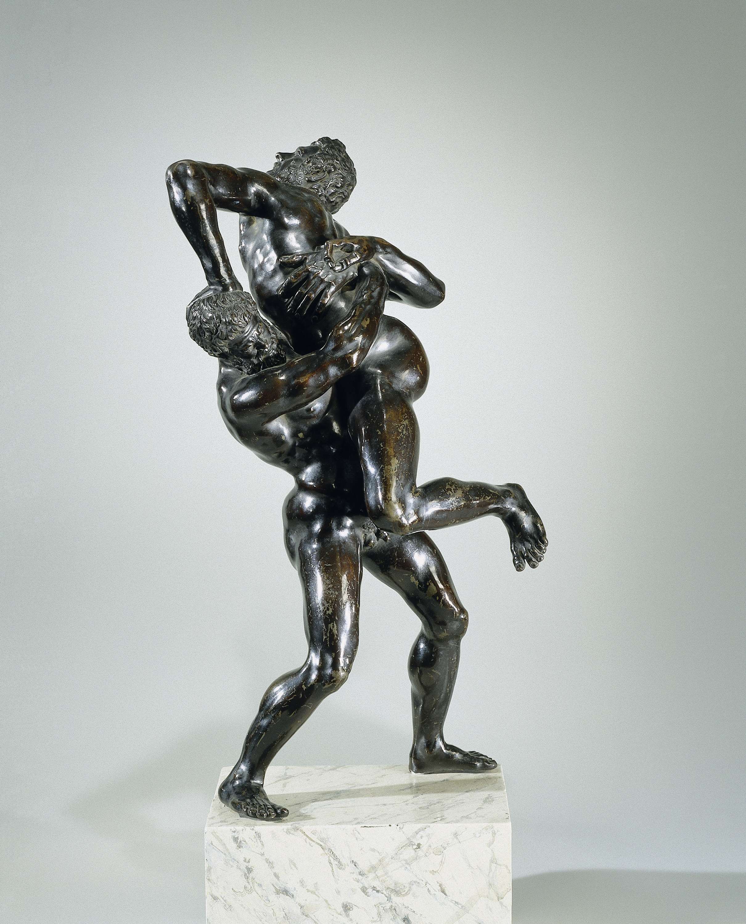 Hercules en Antaeus, by Giambologna, public domain