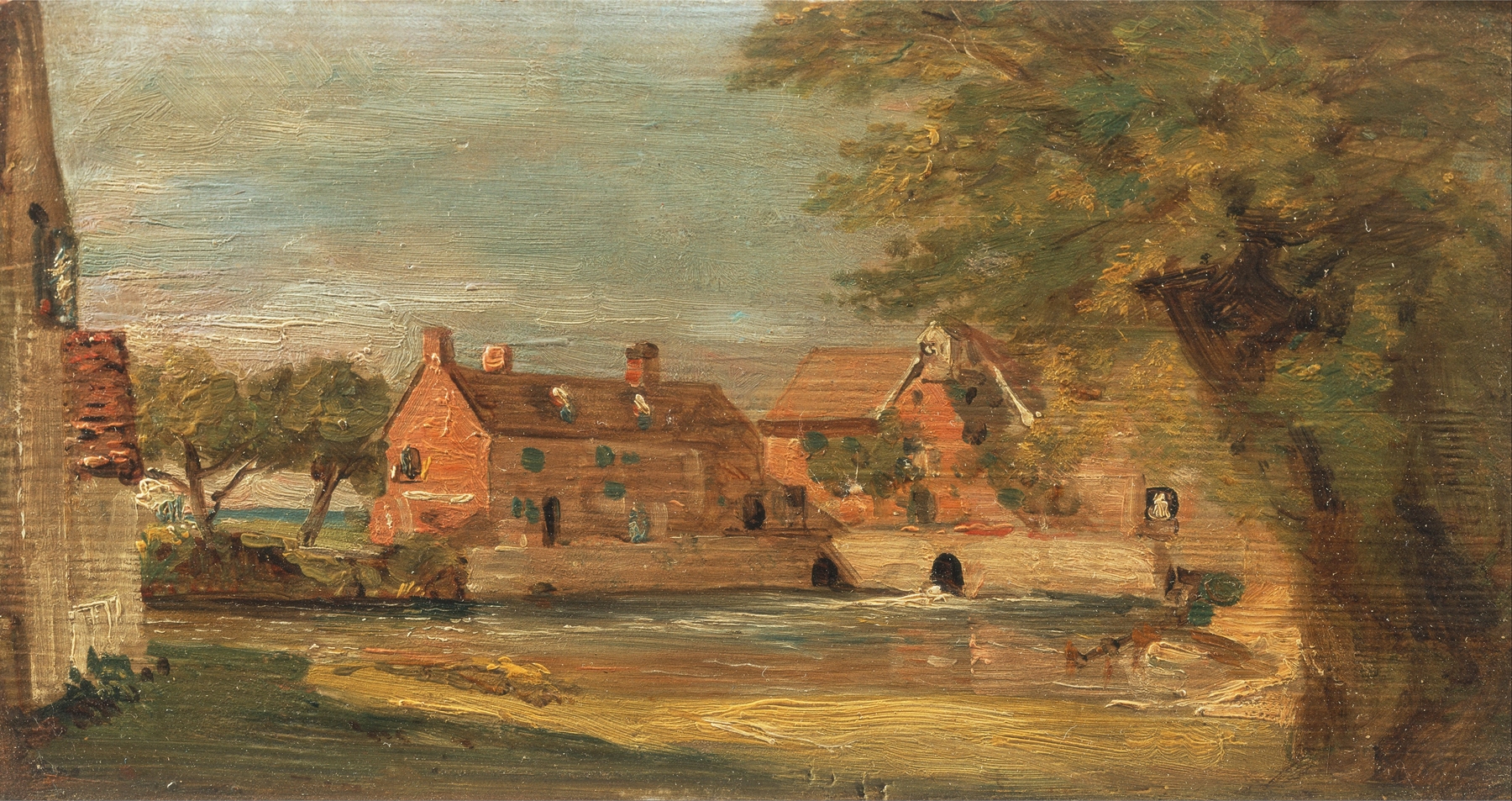 Flatford Mill, by John Constable, public domain