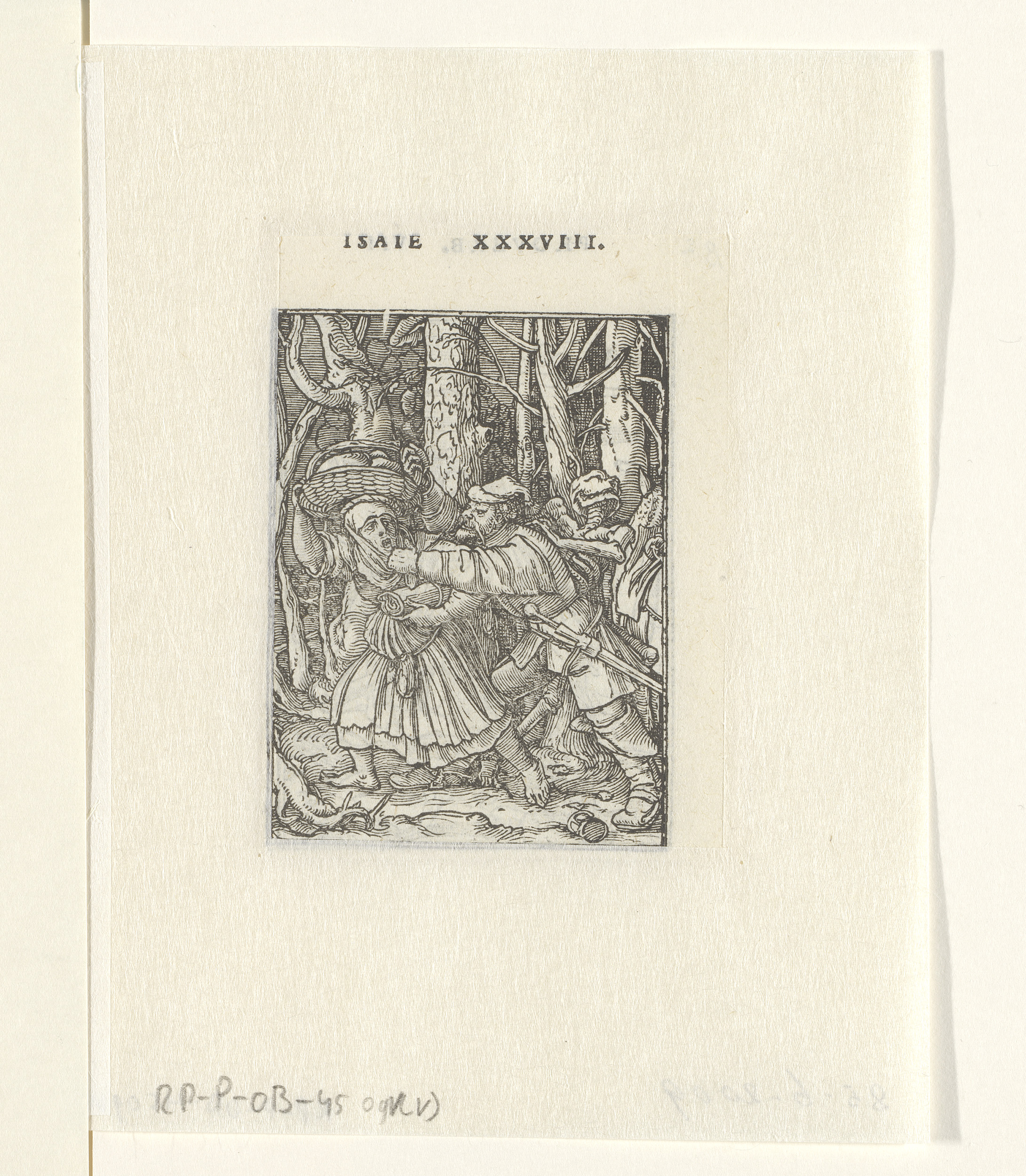 Dief en de Dood, by Hans Holbein (II), public domain