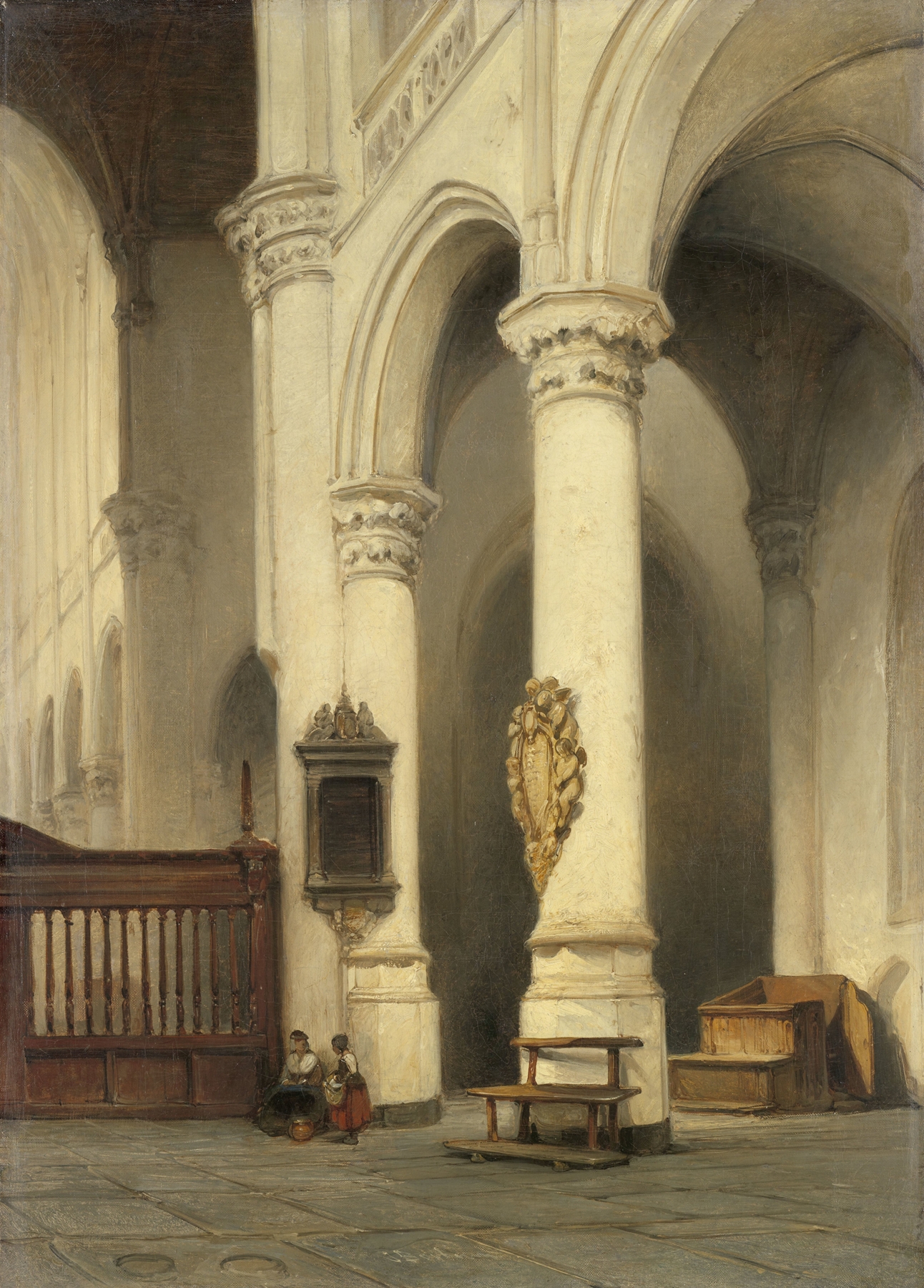 Church Interior, by Johannes Bosboom, public domain