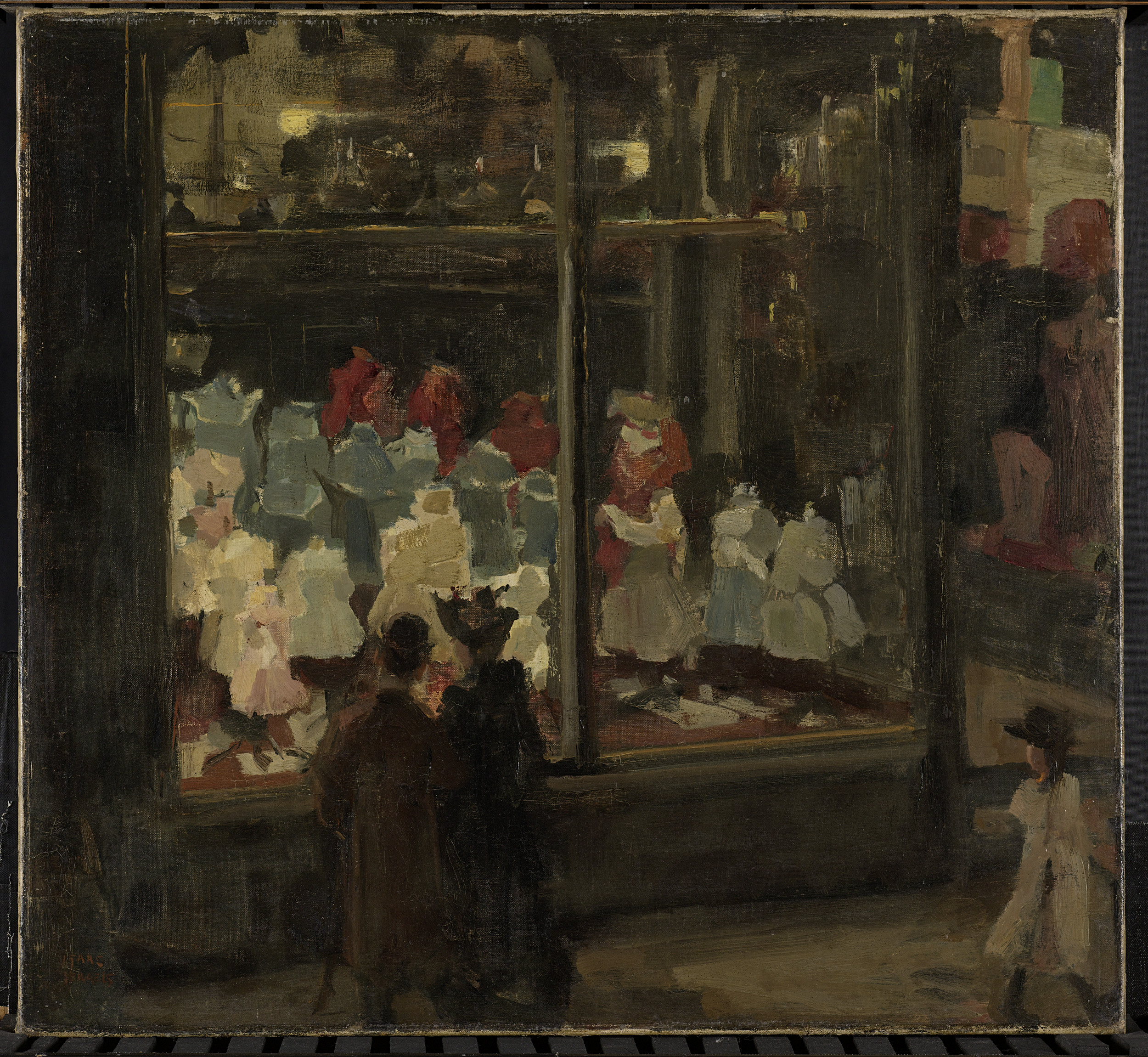 Shop Window, by Isaac Israels, public domain