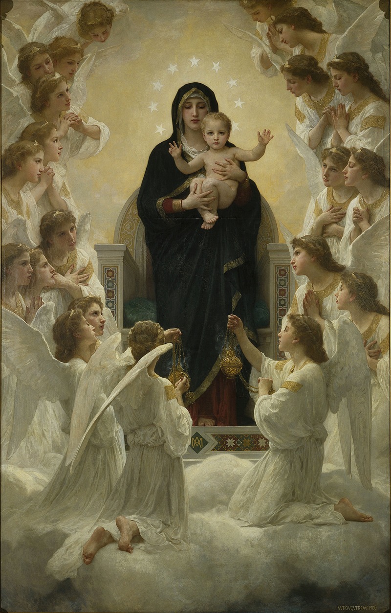 La Vierge aux anges by William Bouguereau