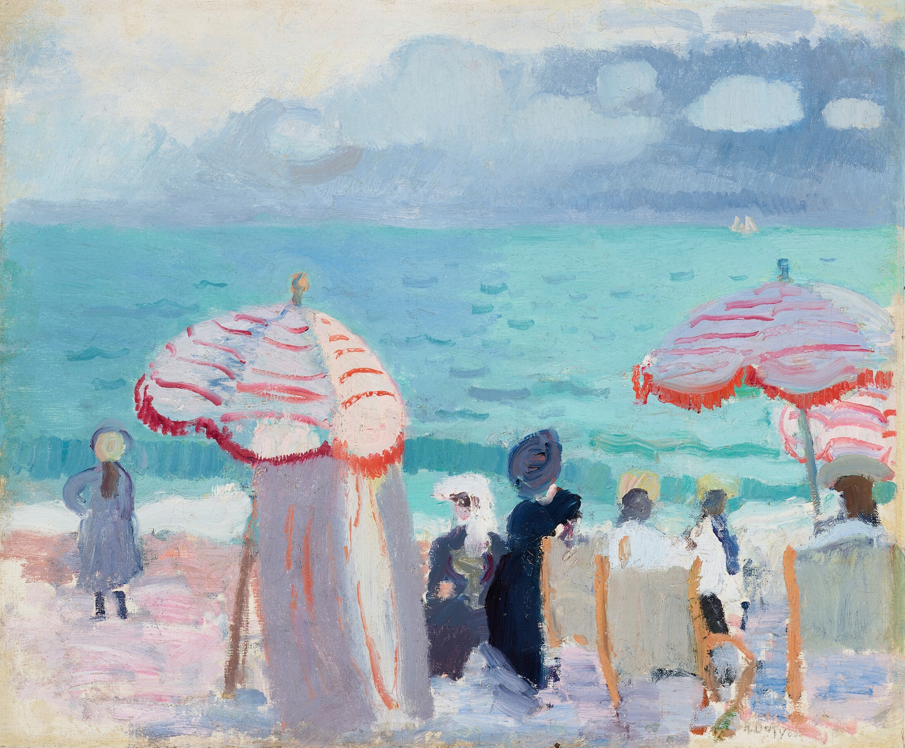 Les Parasols, by Raoul Dufy, public domain