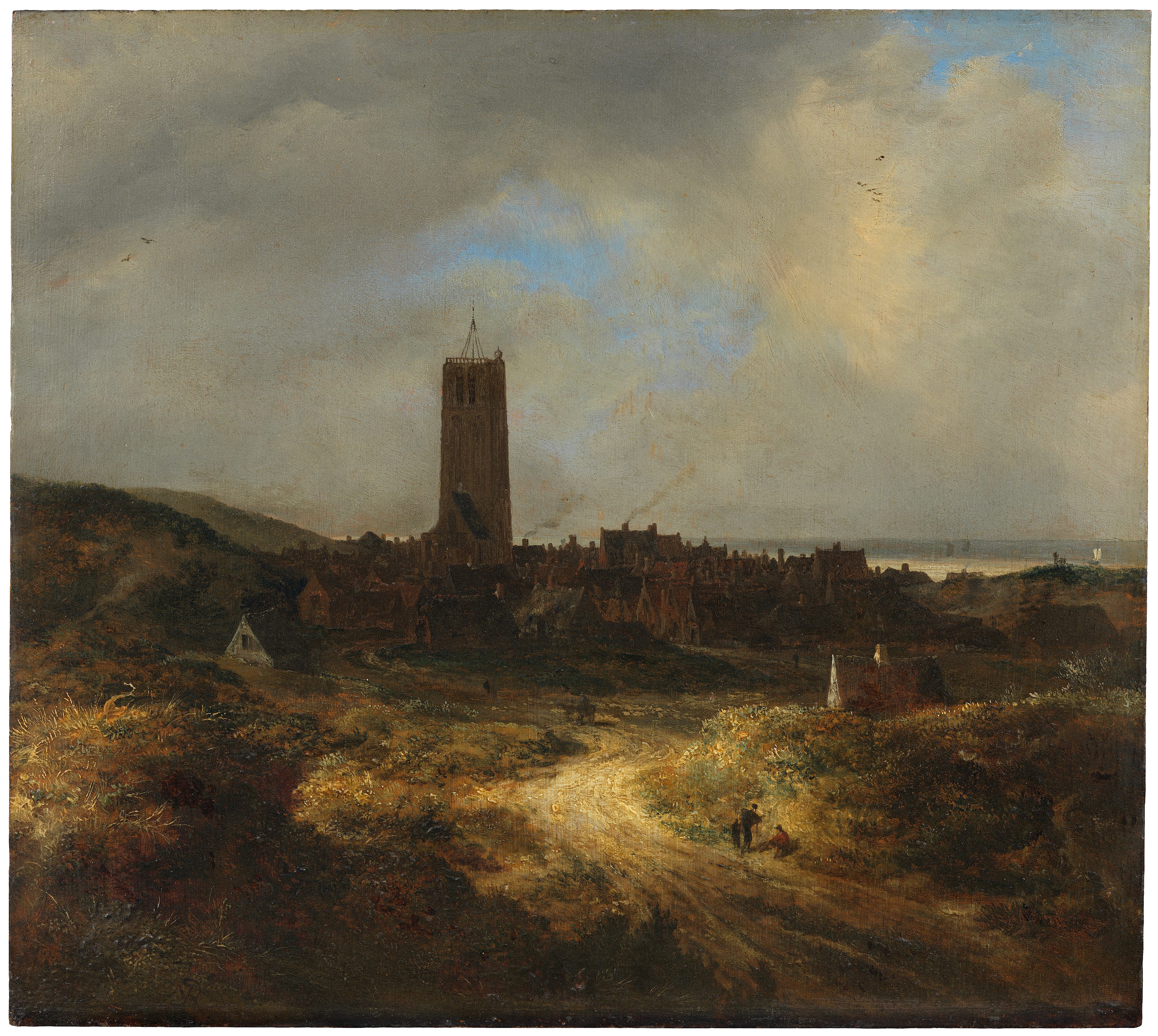 View of Egmond aan Zee, by Jacob van Ruisdael, public domain