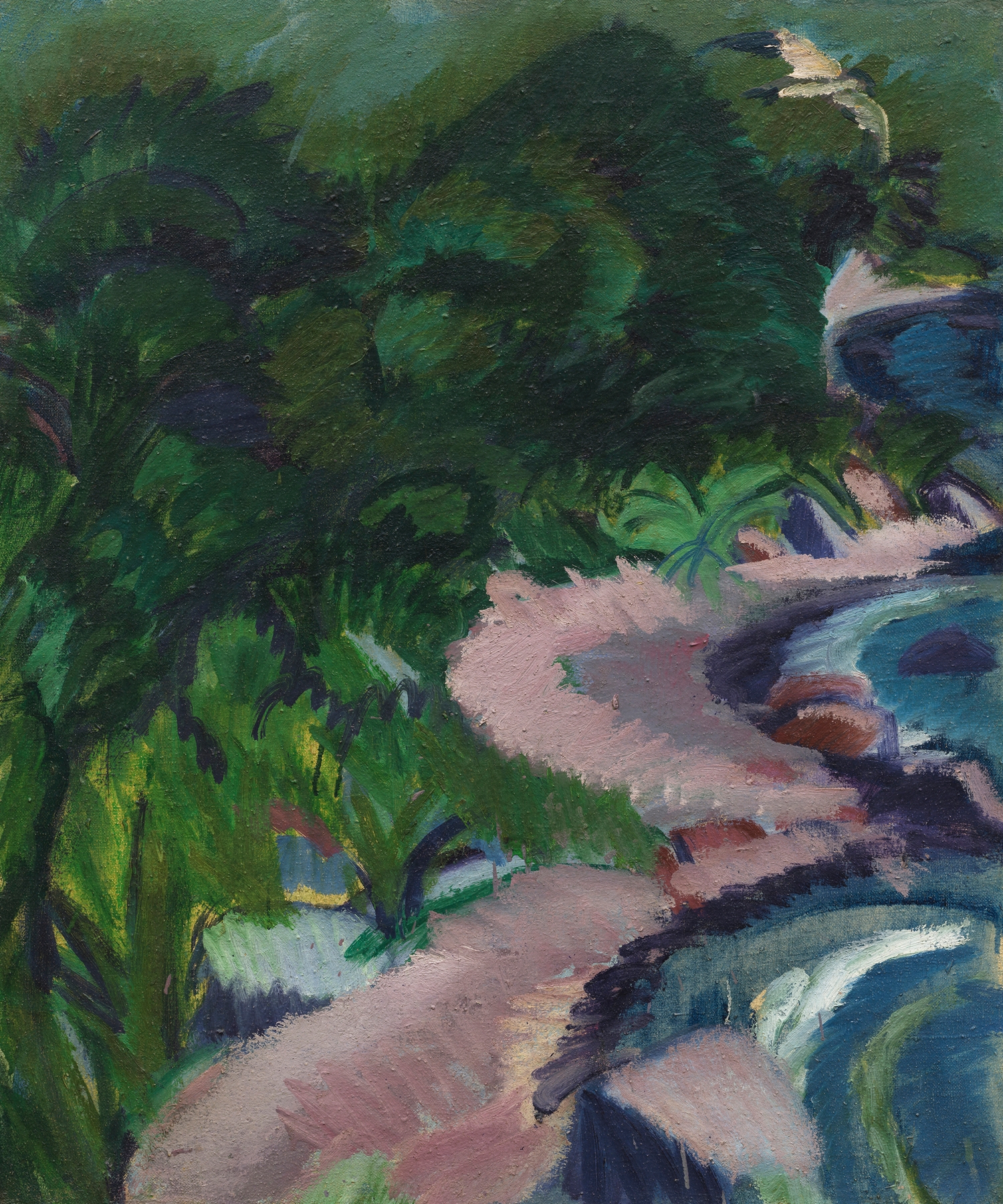 Fehmarnlandschaft, by Ernst Ludwig Kirchner, public domain