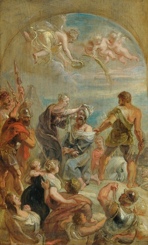 The Martyrdom of Saint Paul by Peter Paul Rubens depicts the dramatic scene of Saint Paul's execution.