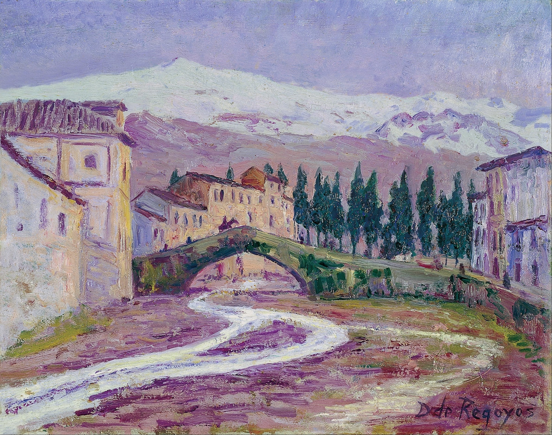 Sierra Nevada, by Darío de Regoyos, public domain