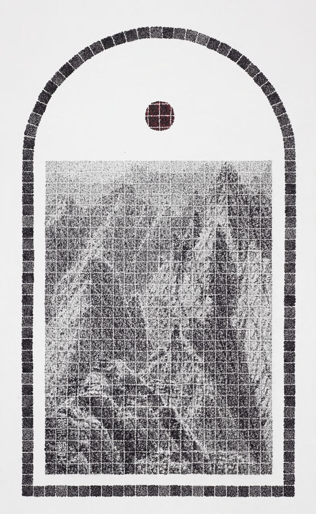 A Thousand Peaks, from the series "Sacrifice", by Lee Chun-Yi (Li Junyi) 李君毅, public domain