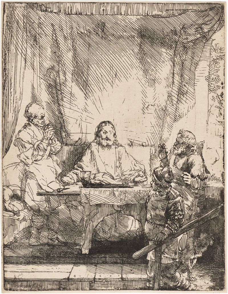 Rembrandt's 'Christ at Emmaus' captures a profound moment of recognition.
