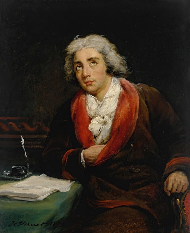 Portrait of the poet André Chénier by Horace Vernet.
