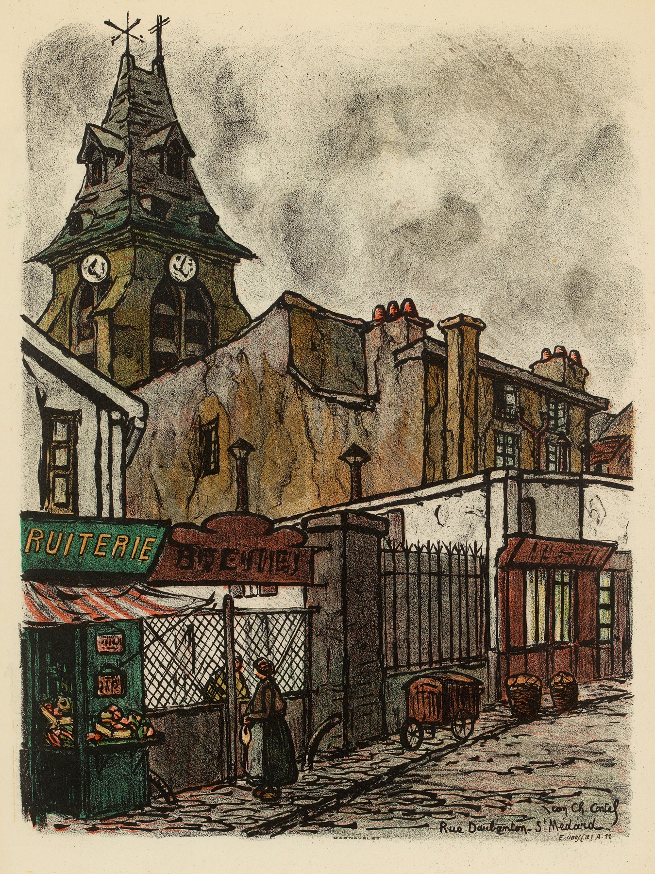 Rue Daubenton, by Jean-Charles Contel, public domain