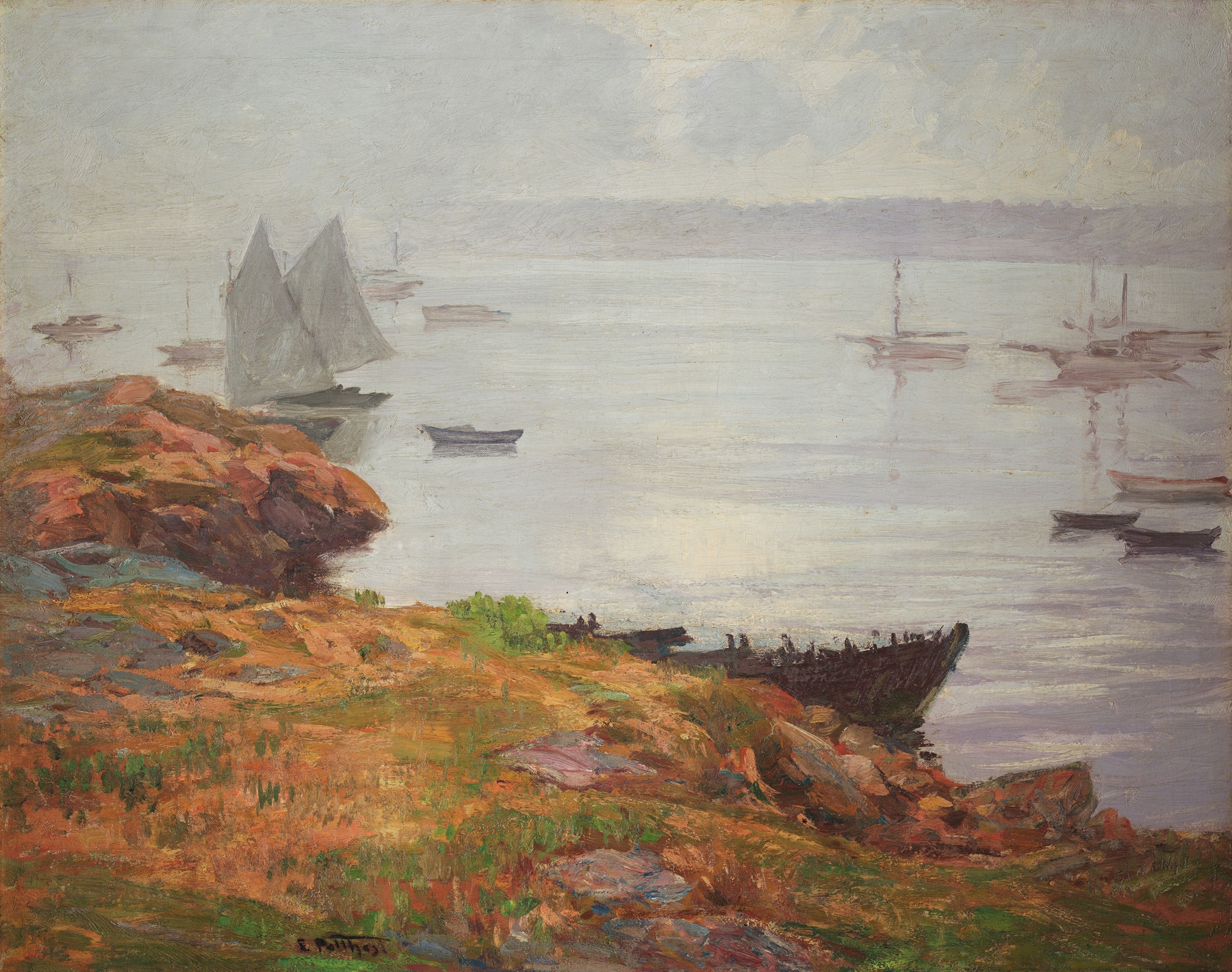 Landscape, by Edward Henry Potthast, public domain