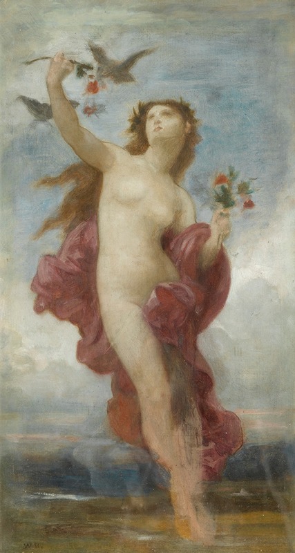 Study for le jour by William Bouguereau