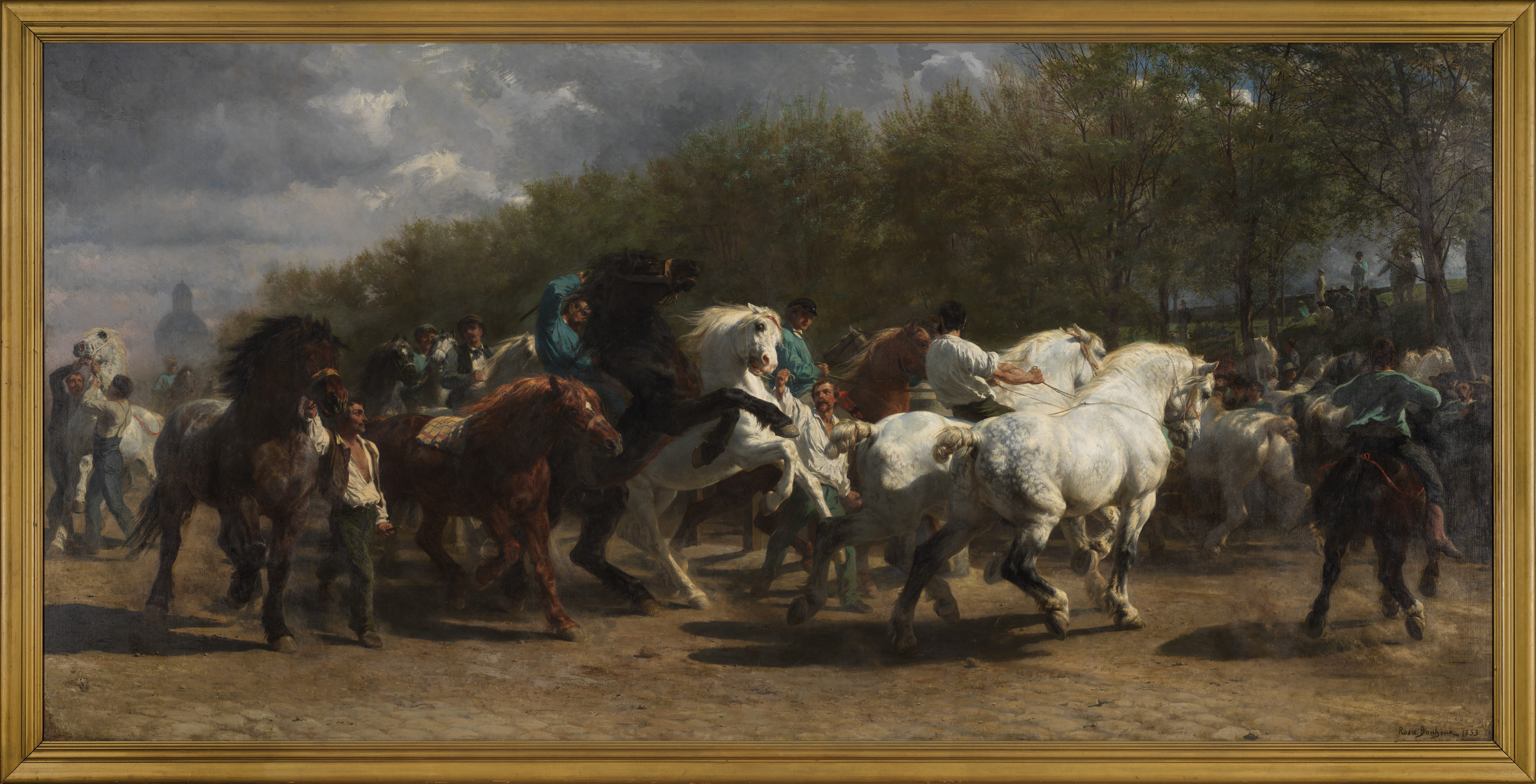 The Horse Fair, by Rosa Bonheur, public domain