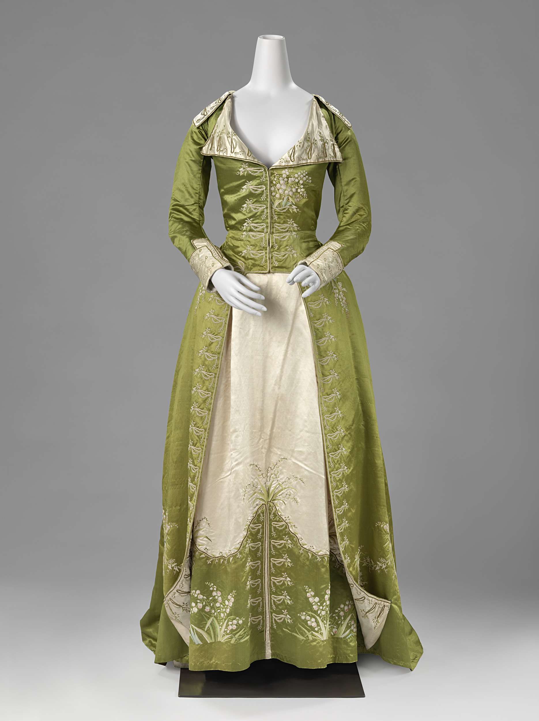 Redingote or Great-Coat Dress, Victorian style, unknown artist