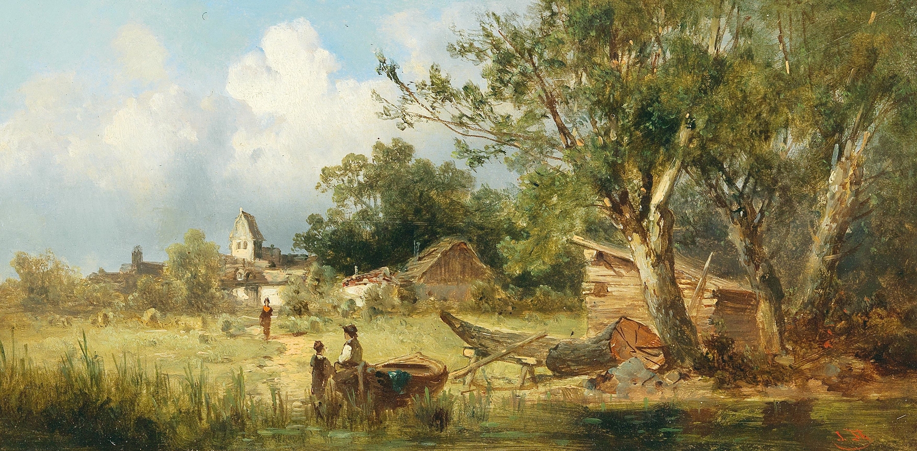 Landscape in the Salzburg Region, by Josef Thoma, public domain