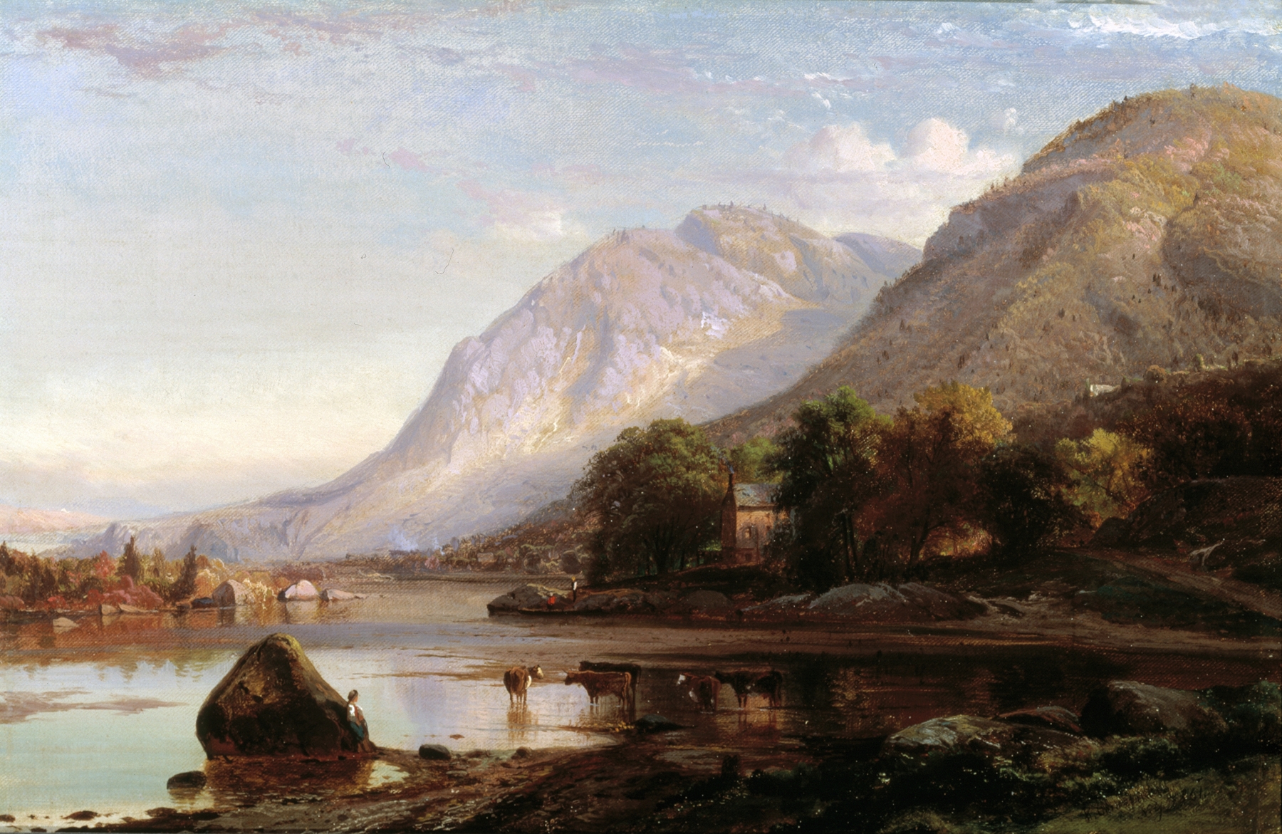 Hudson River at Cold Spring, by Johann Hermann Carmiencke, public domain