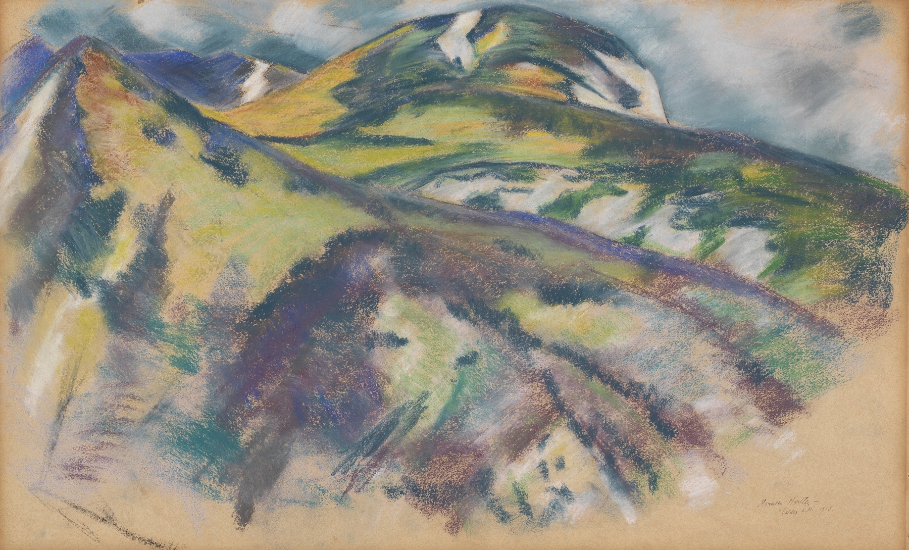 Valdez Hills, by Marsden Hartley, public domain