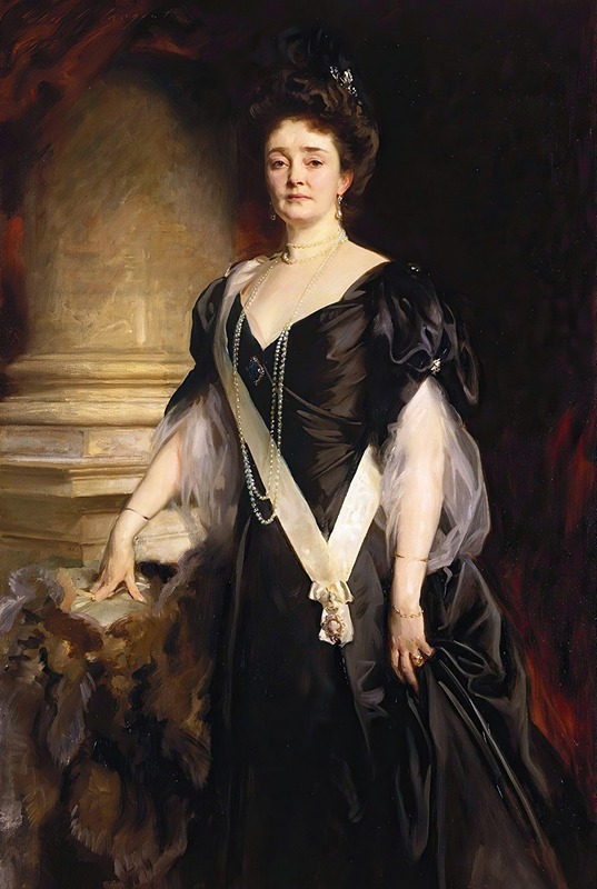 Portrait of Duchess Louise Margaret of Connaught by John Singer Sargent.