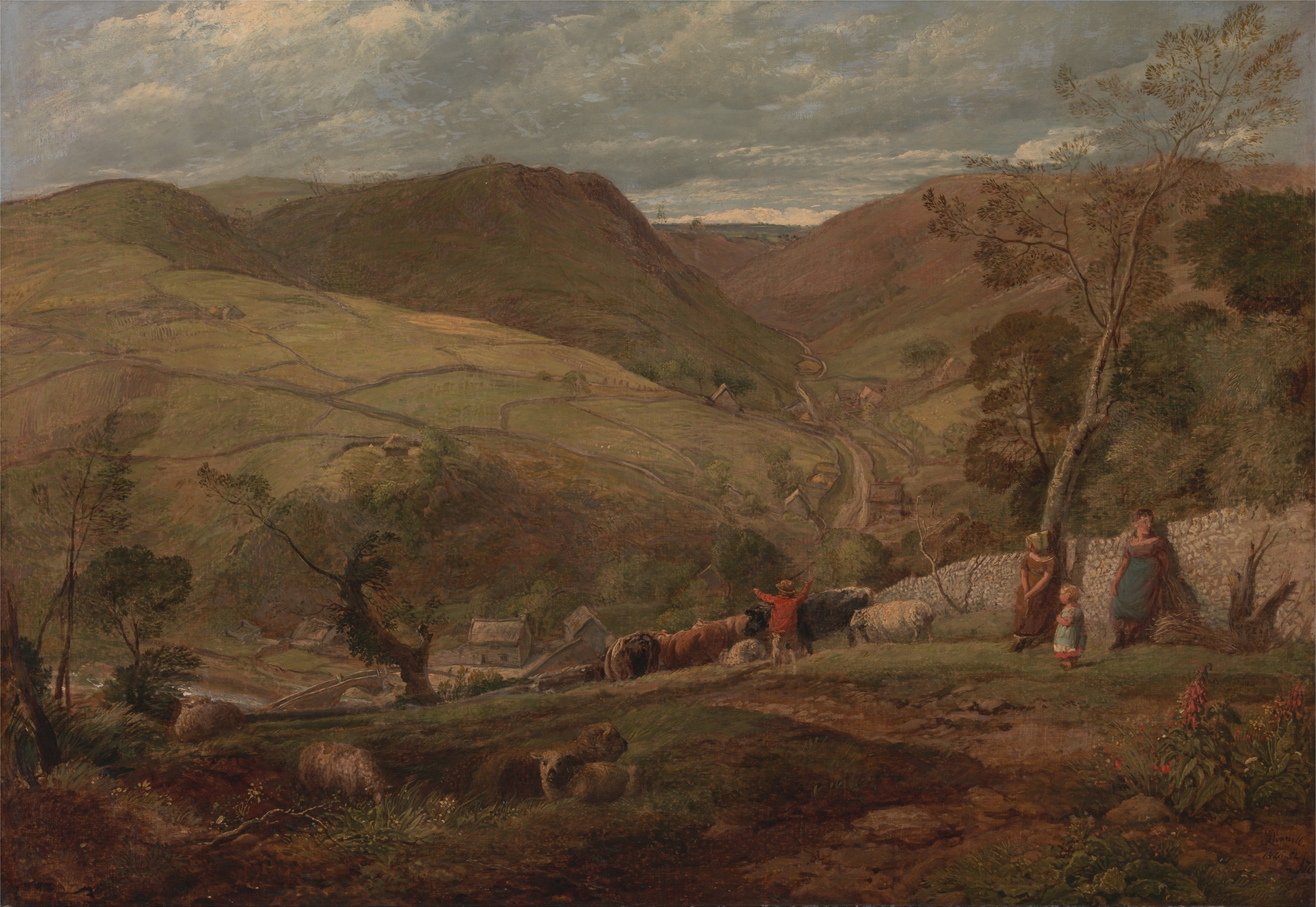 Hanson Toot, View in Dovedale, by John Linnell, public domain