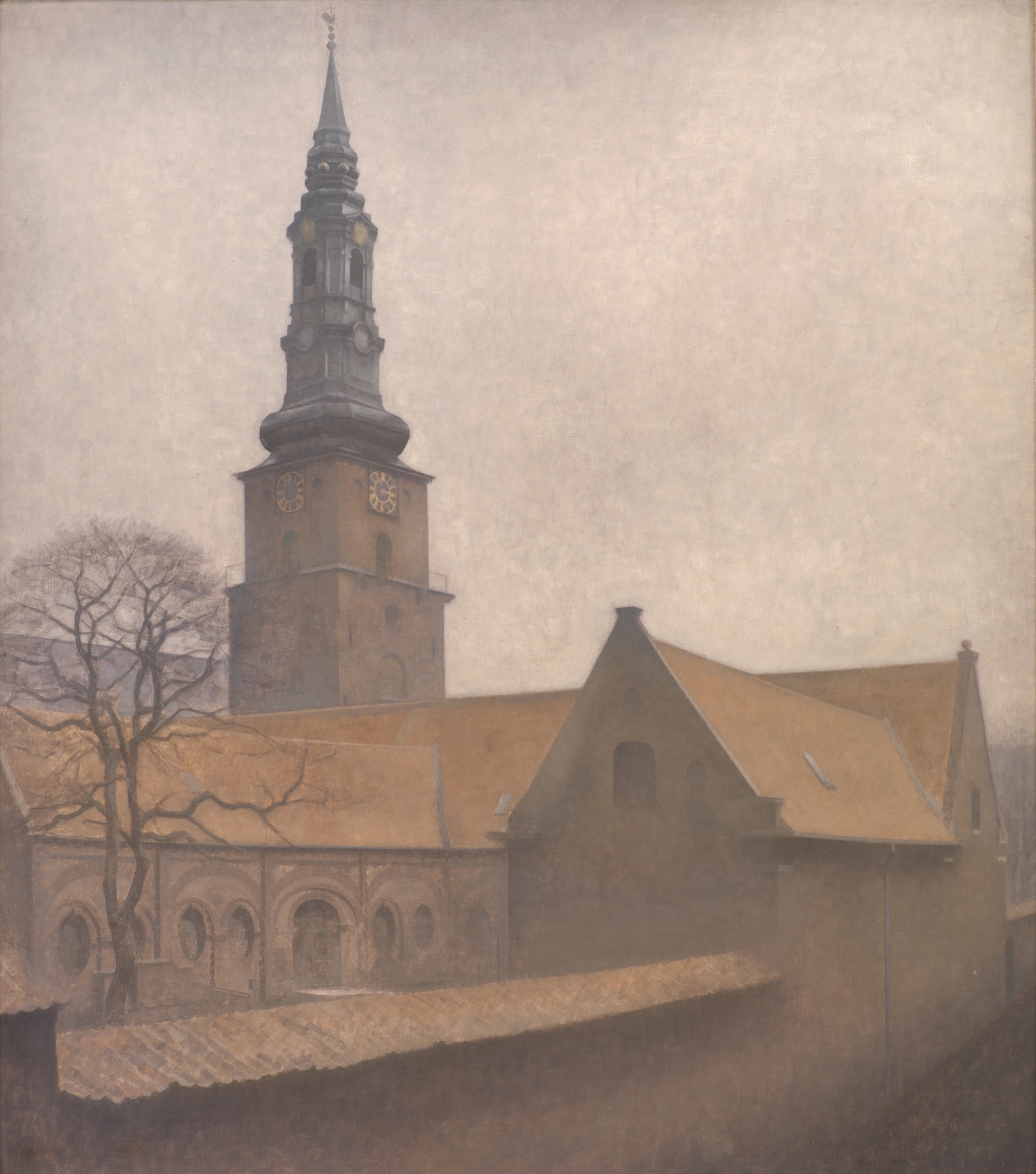 St. Peter’s Church, Copenhagen, by Vilhelm Hammershøi, public domain