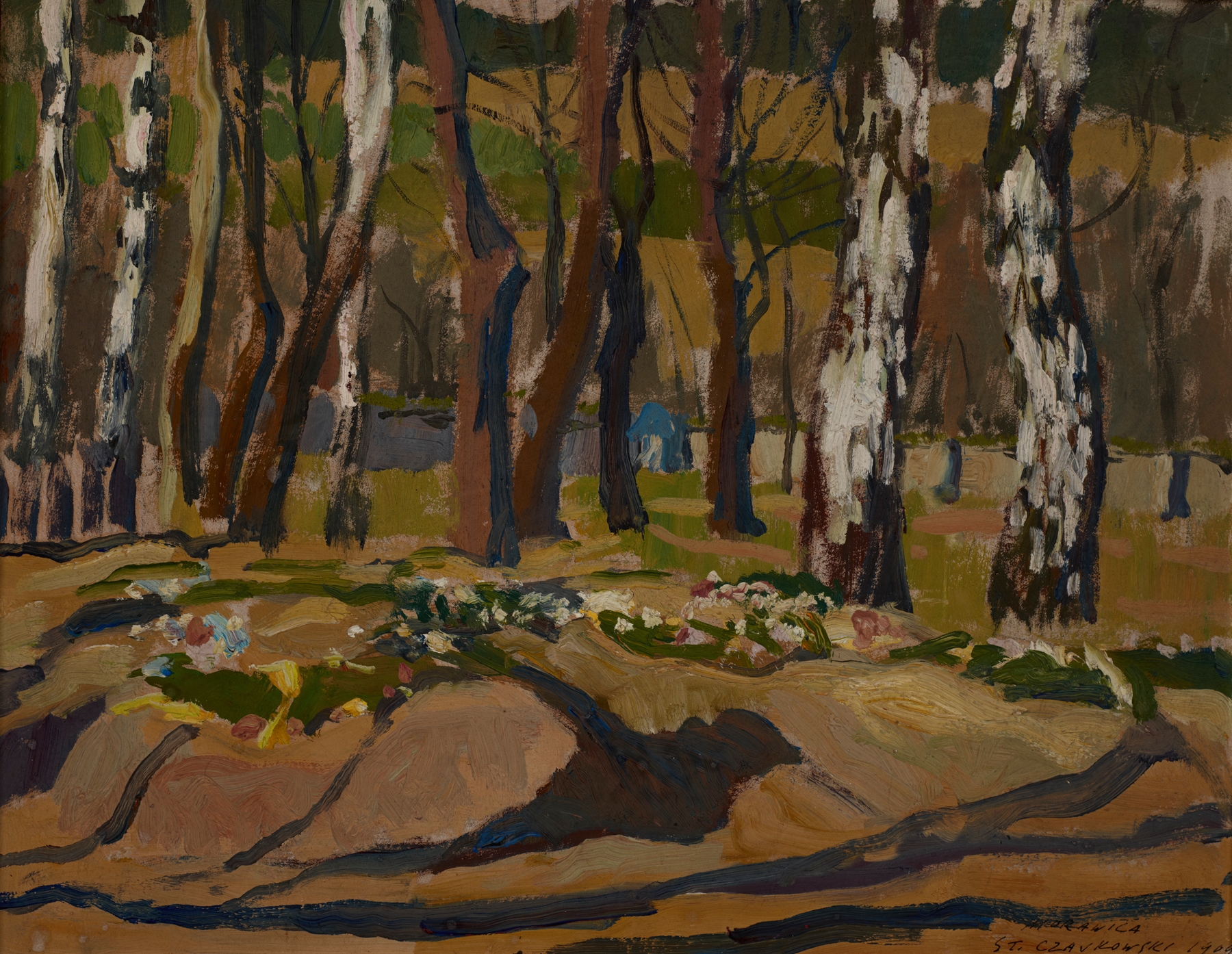 Graves in Morawica by Stanisław Czajkowski, unknown medium