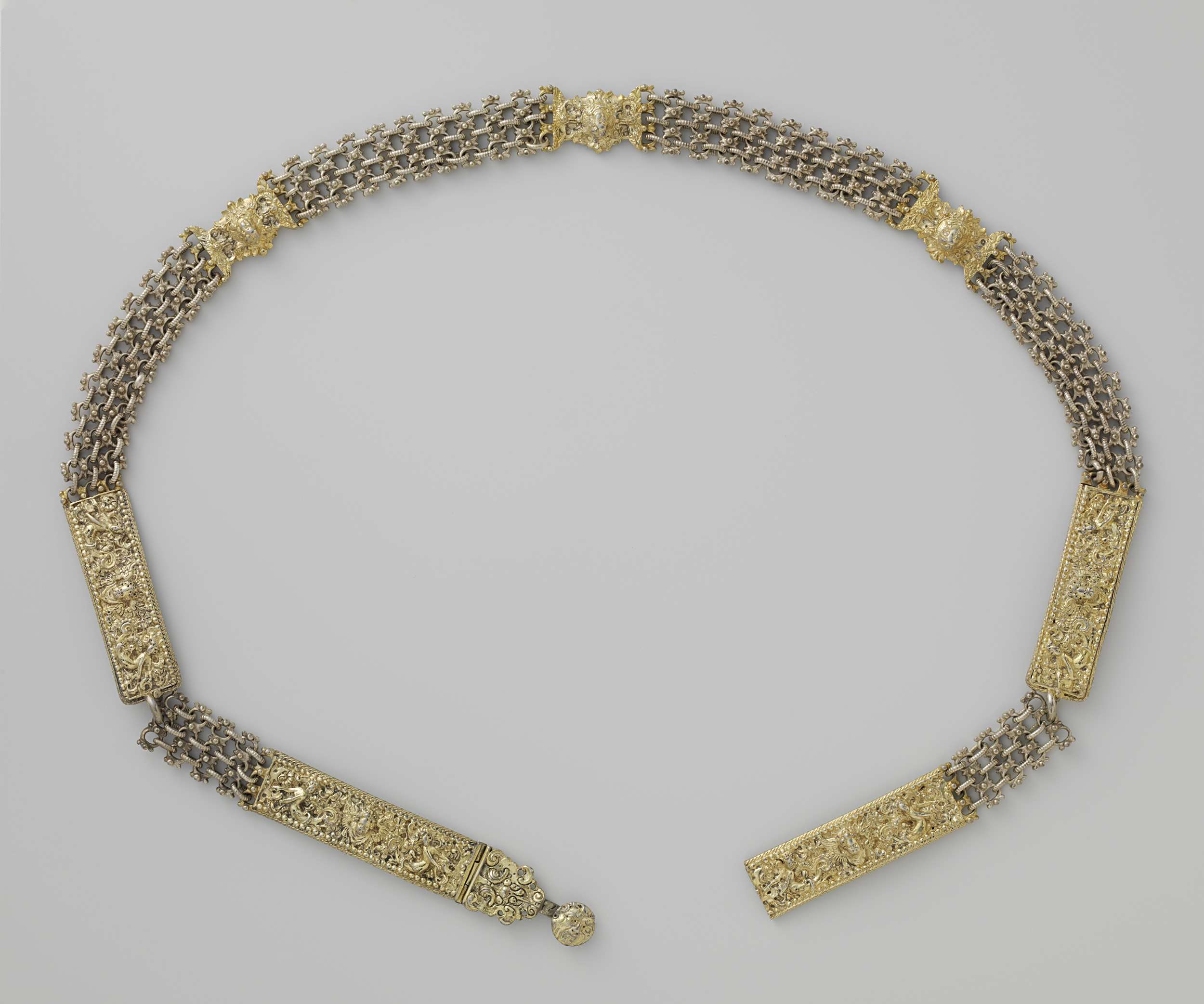 Renaissance decorative art featuring a belt with intricate relief work by Unknown Artist.